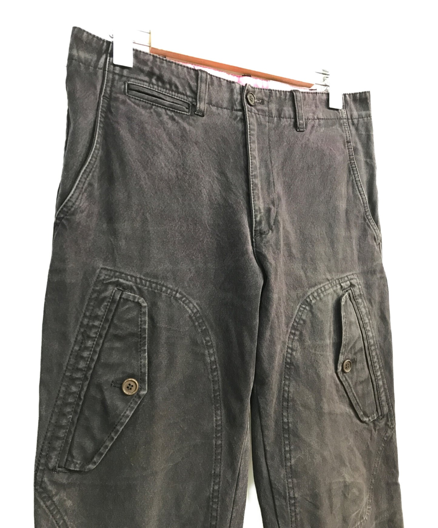 [Pre-owned] COMME des GARCONS HOMME Product dyed denim pants Wide denim pants AD2004 HO-P015 HO-P015