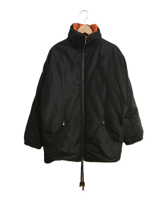 [Pre-owned] HERMES by Martin Margiela Ribbon Twillie Pattern Silk Reversible Down Jacket