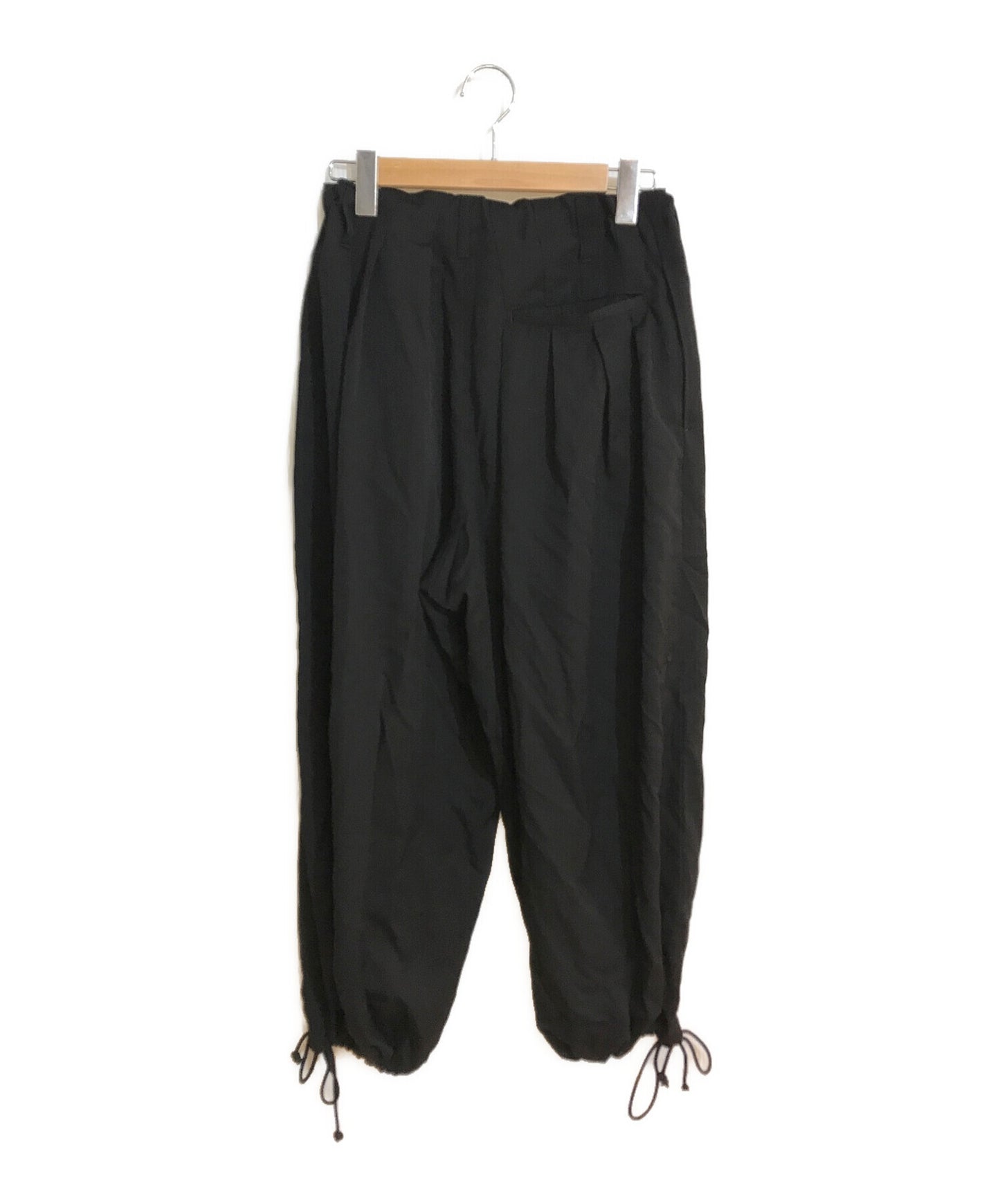 YOHJI YAMAMOTO 20SS Wool Gabardine Balloon pants HN-P06-100