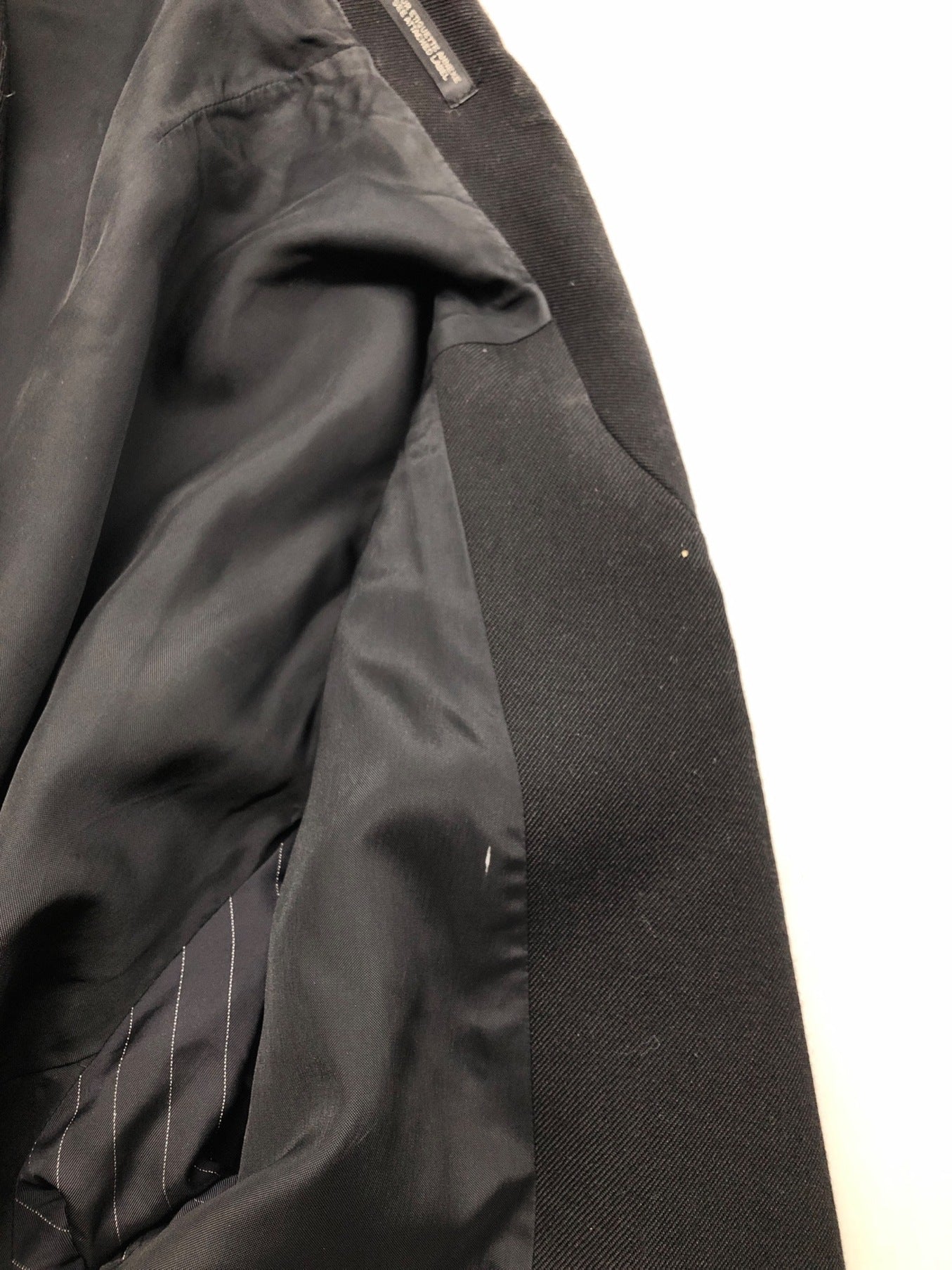 Yohji Yamamoto留言印刷軍Gabardine胸部布夾克HX-J31-117