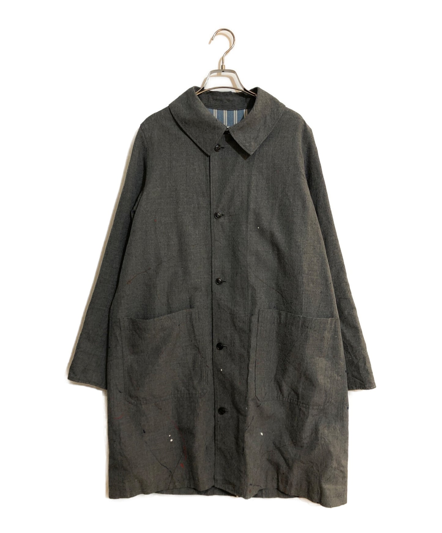 Visvim Grease Monkey Coat (W/L) สีเคลือบผิว/เสื้อคลุมลิงจาระบี 0120205013010