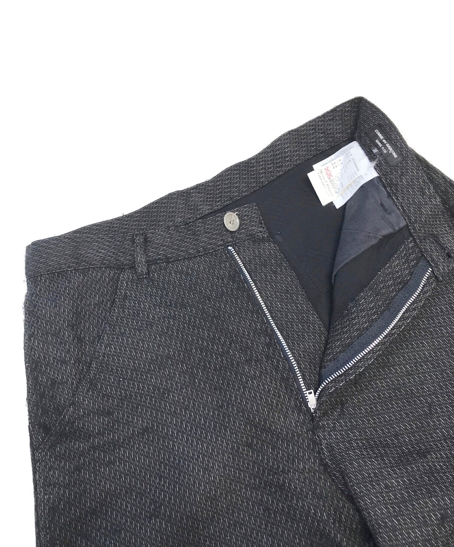 COMME DES GARCONS HOMME PLUS Pilling Finish Silk-Wool錐形褲子PP-04004M