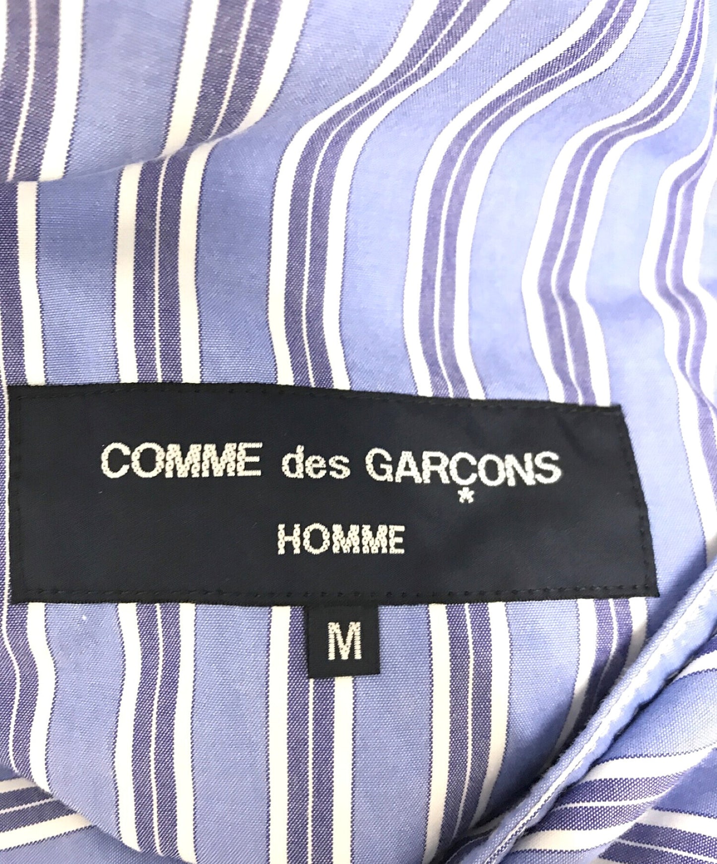 Comme des Garcons Homme Plus條紋量身定制的外套HI-J022
