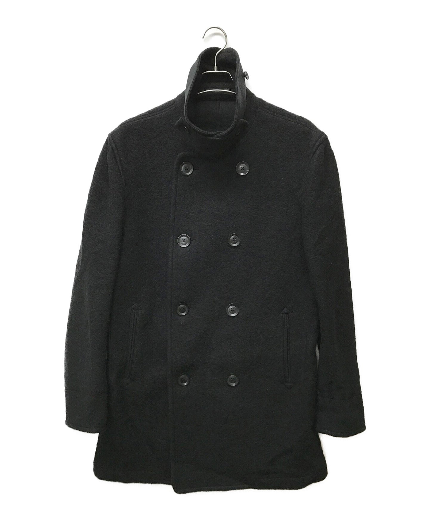 [Pre-owned] Yohji Yamamoto pour homme Wool Jersey 10-Button P Coat HR-C09-102