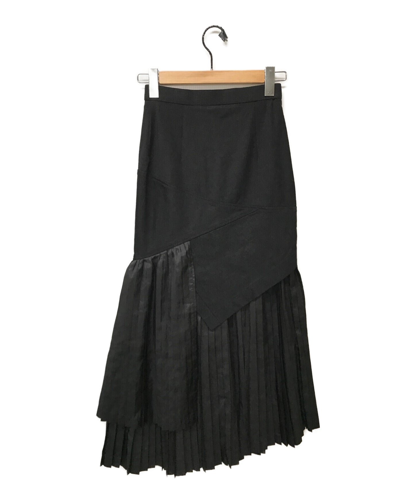 [Pre-owned] COMME des GARCONS Vintage Pleats Switched Asymmetrical Skirt GS-11035M
