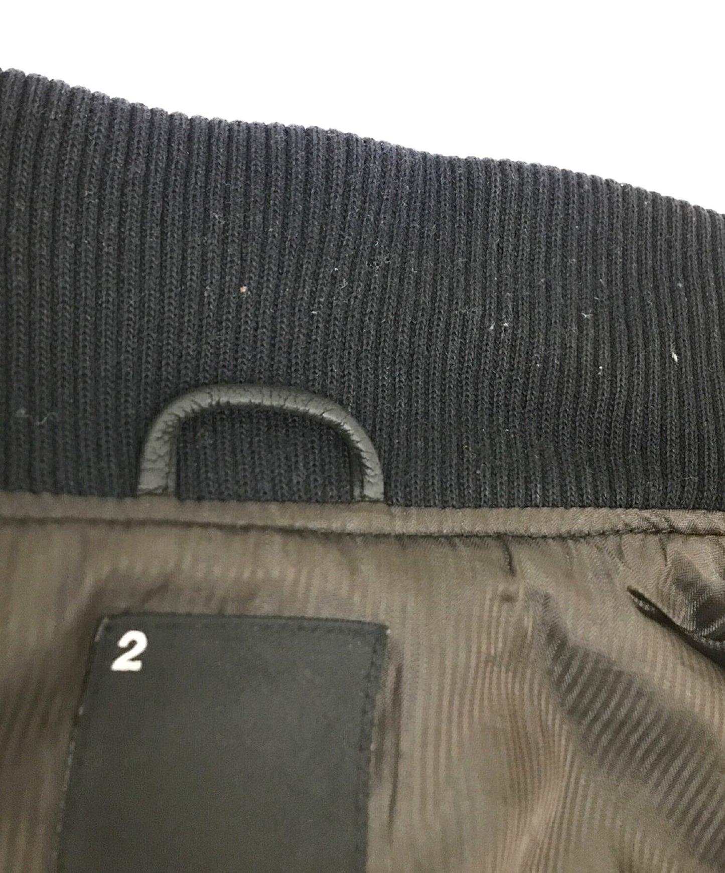 [Pre-owned] NEIGHBORHOOD Hessian Leather Jacket NWNH-JK-02