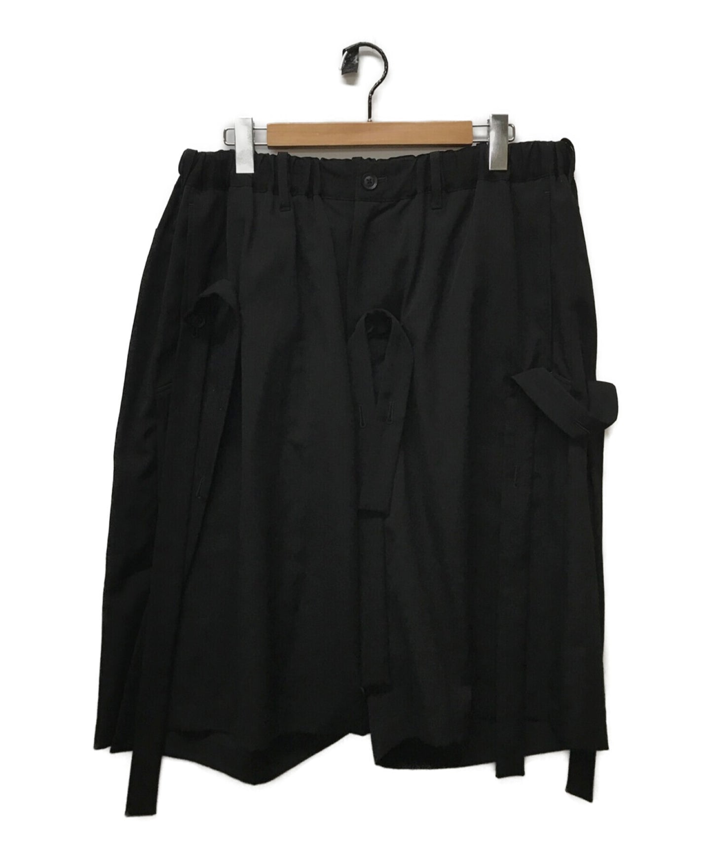[Pre-owned] Yohji Yamamoto pour homme Wool gabardine tape half pants HN-P68-100