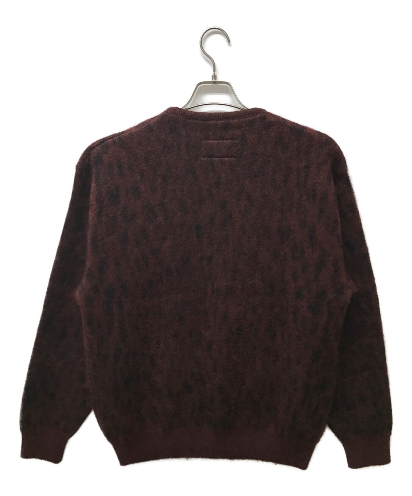 [Pre-owned] WACKO MARIA Mohair Knit Jacquard Cardigan 22fw-wmk-kn11