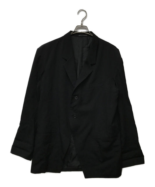 [Pre-owned] Yohji Yamamoto pour homme Wrinkled gaber jacket with left and right side zippers HV-J21-100
