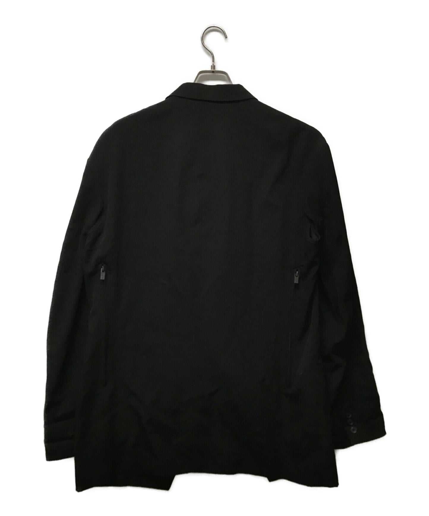 [Pre-owned] Yohji Yamamoto pour homme Wrinkled gaber jacket with left and right side zippers HV-J21-100