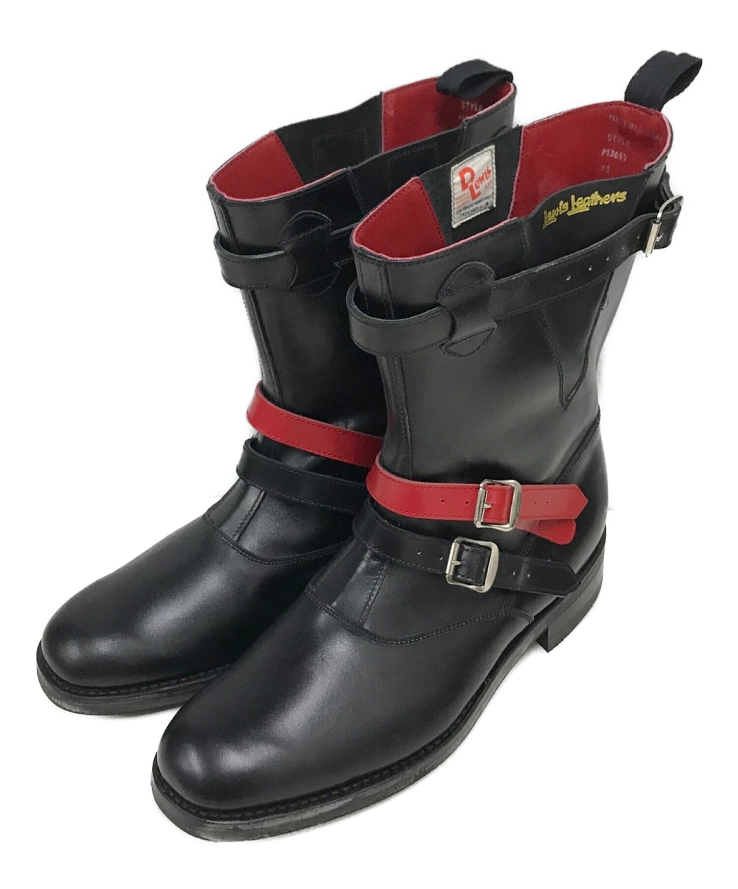 [Pre-owned] Lewis Leathers Special order 'Atlantic No. 209' engineered boots LL209 JAN1226 M3653