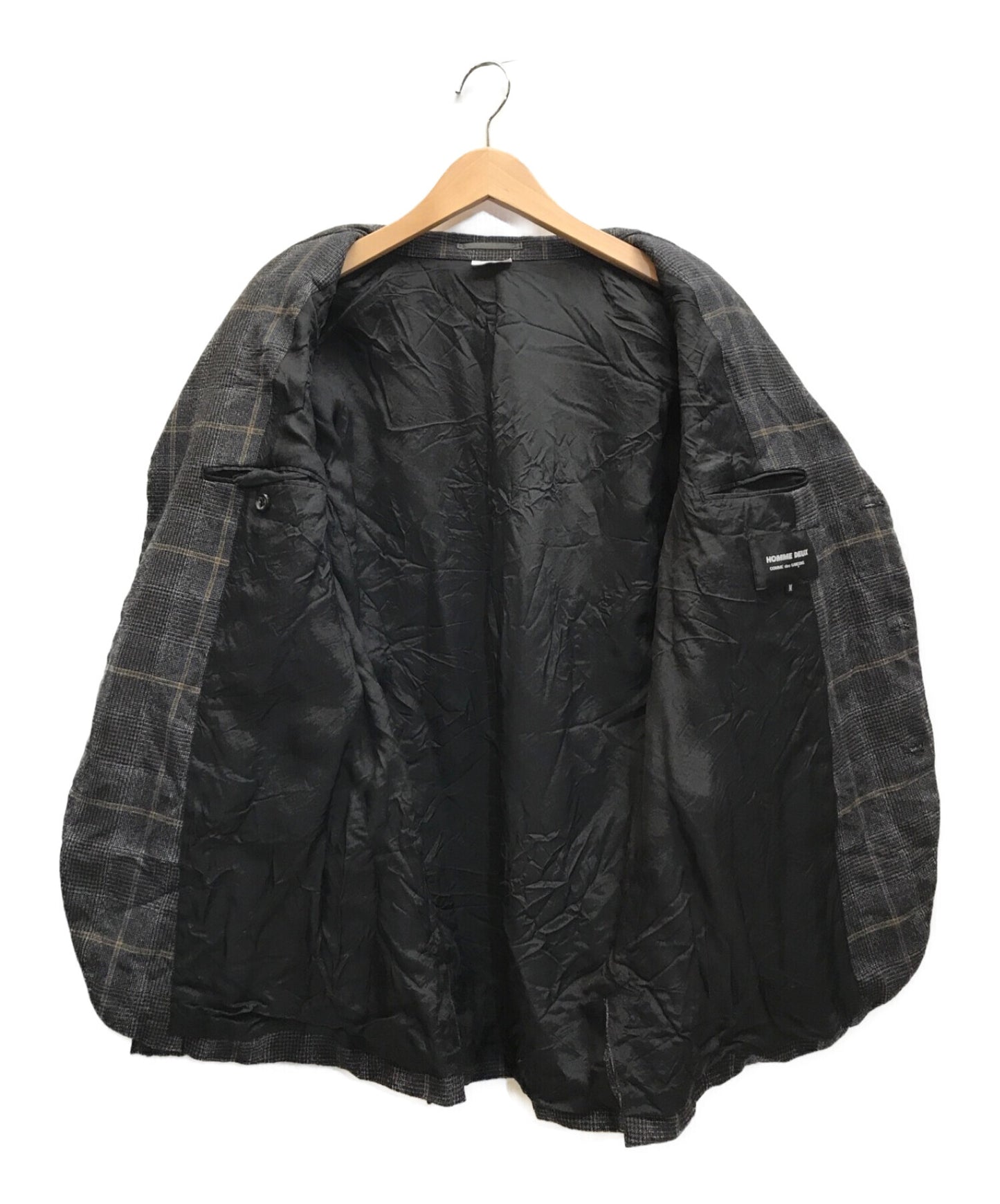 [Pre-owned] COMME des GARCONS Wrinkled Glen Check Tailored Jacket DF-J037 AD2020