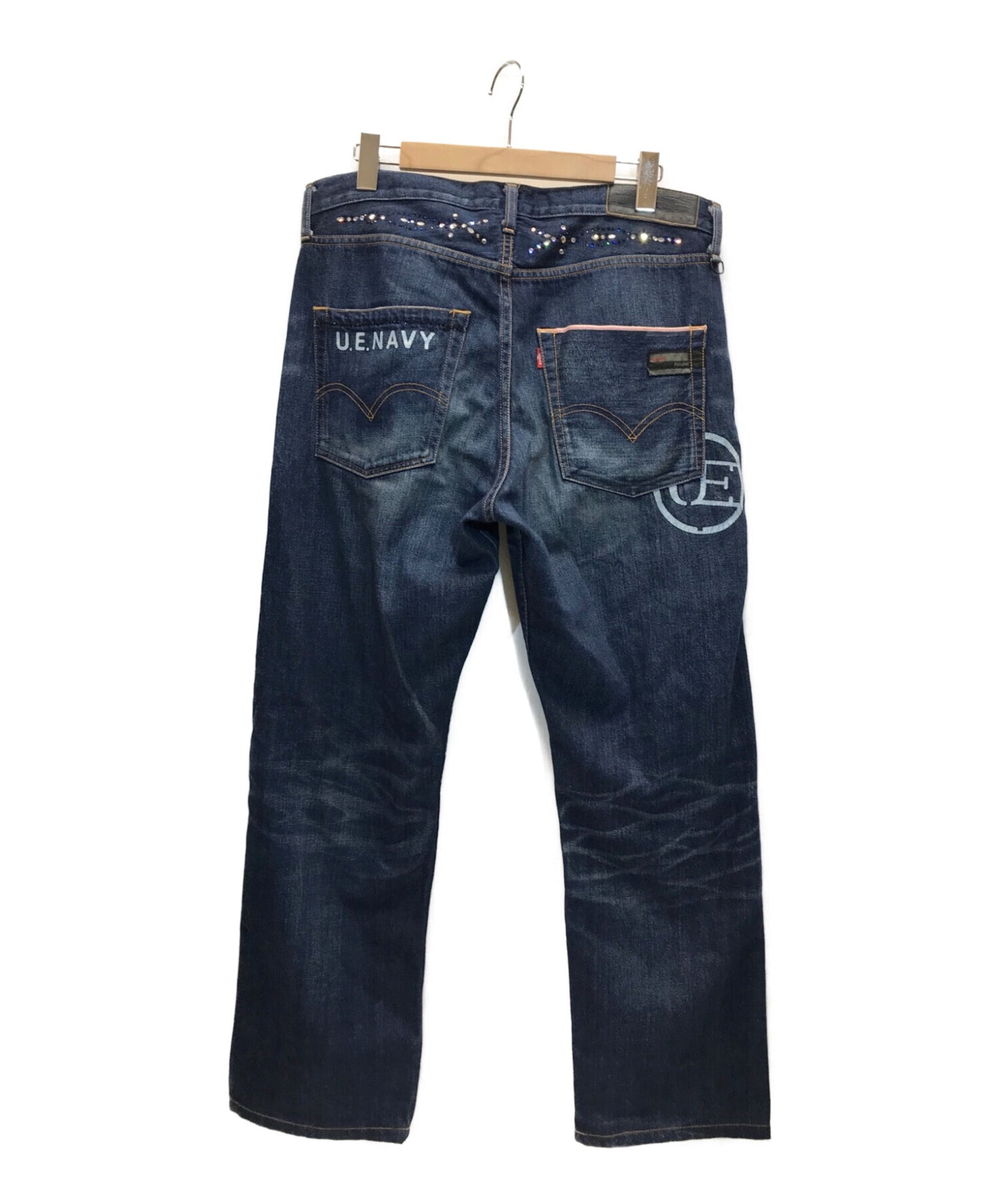 [Pre-owned] LEVI'S FENOM Special Order 505 Busy Studded Denim Pants UE505-0002