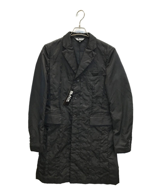 [Pre-owned] BLACK COMME des GARCONS Pleated long coat 1C-J040