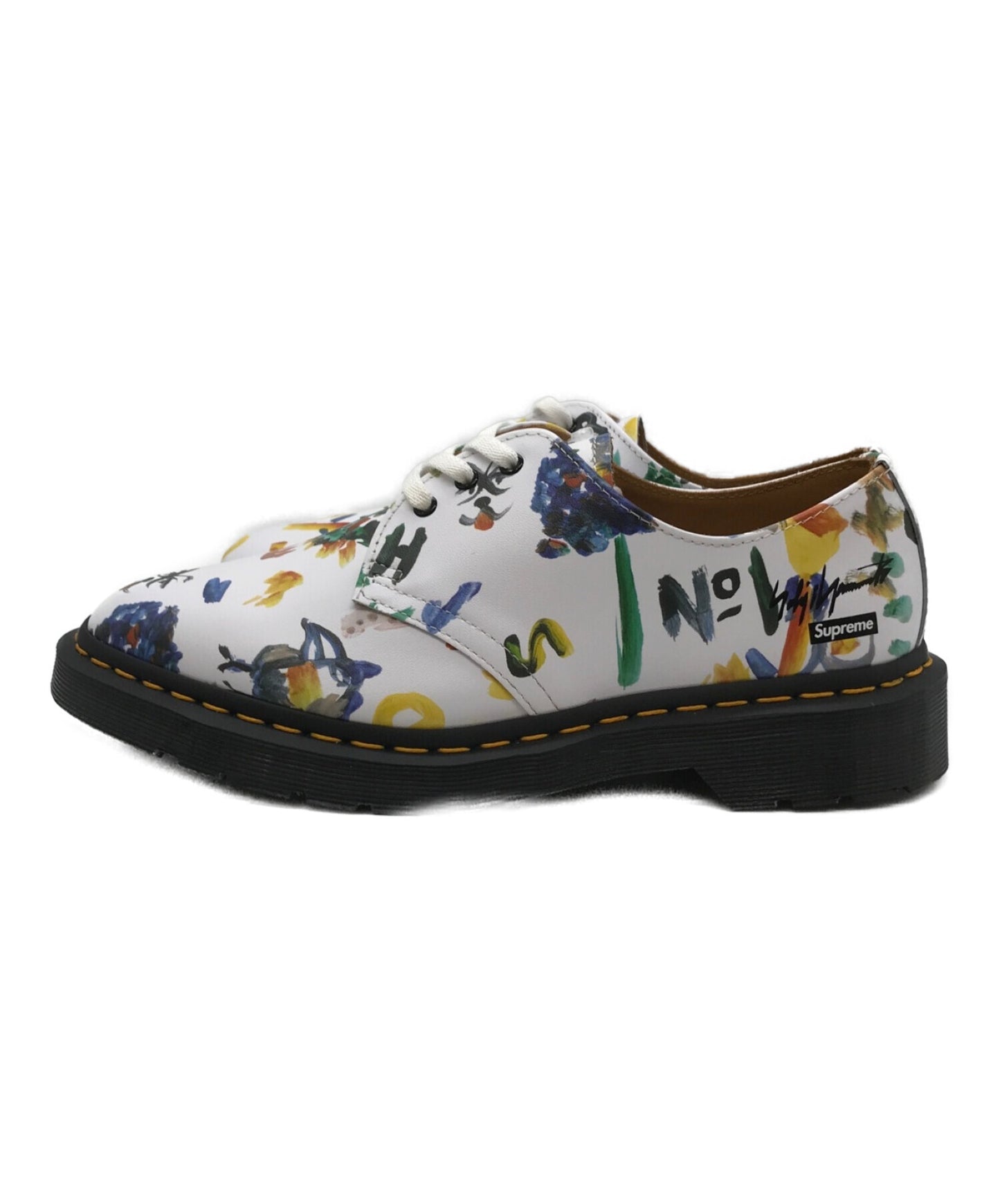 Yohji Yamamoto × Supreme × Dr. Martens 3Eye-Shoe "White" รองเท้า 3 หลุม 28010100