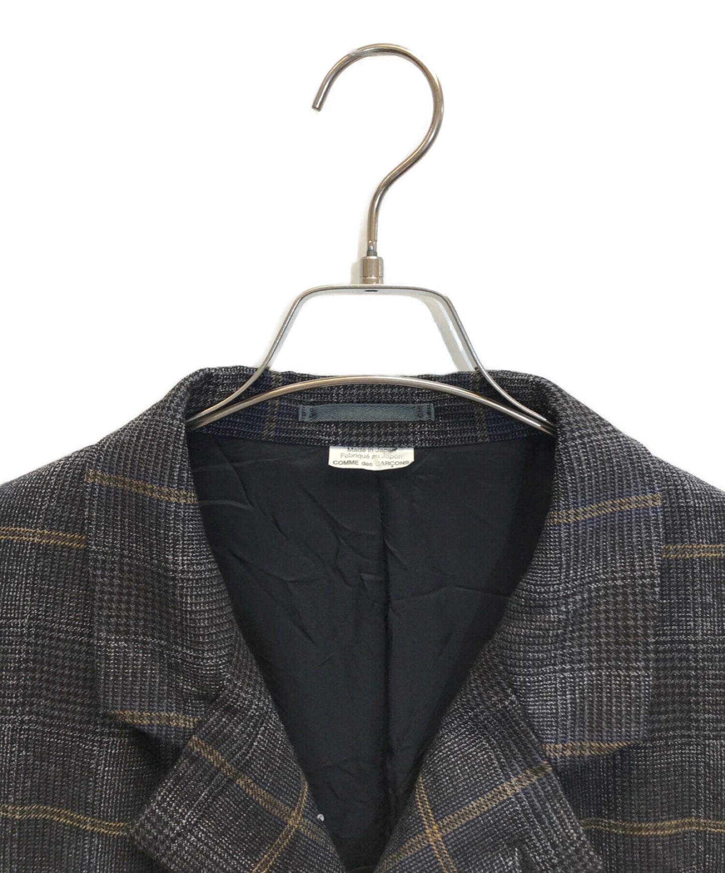 [Pre-owned] COMME des GARCONS HOMME DEUX Wrinkled Glen Check Tailored Jacket DF-J037