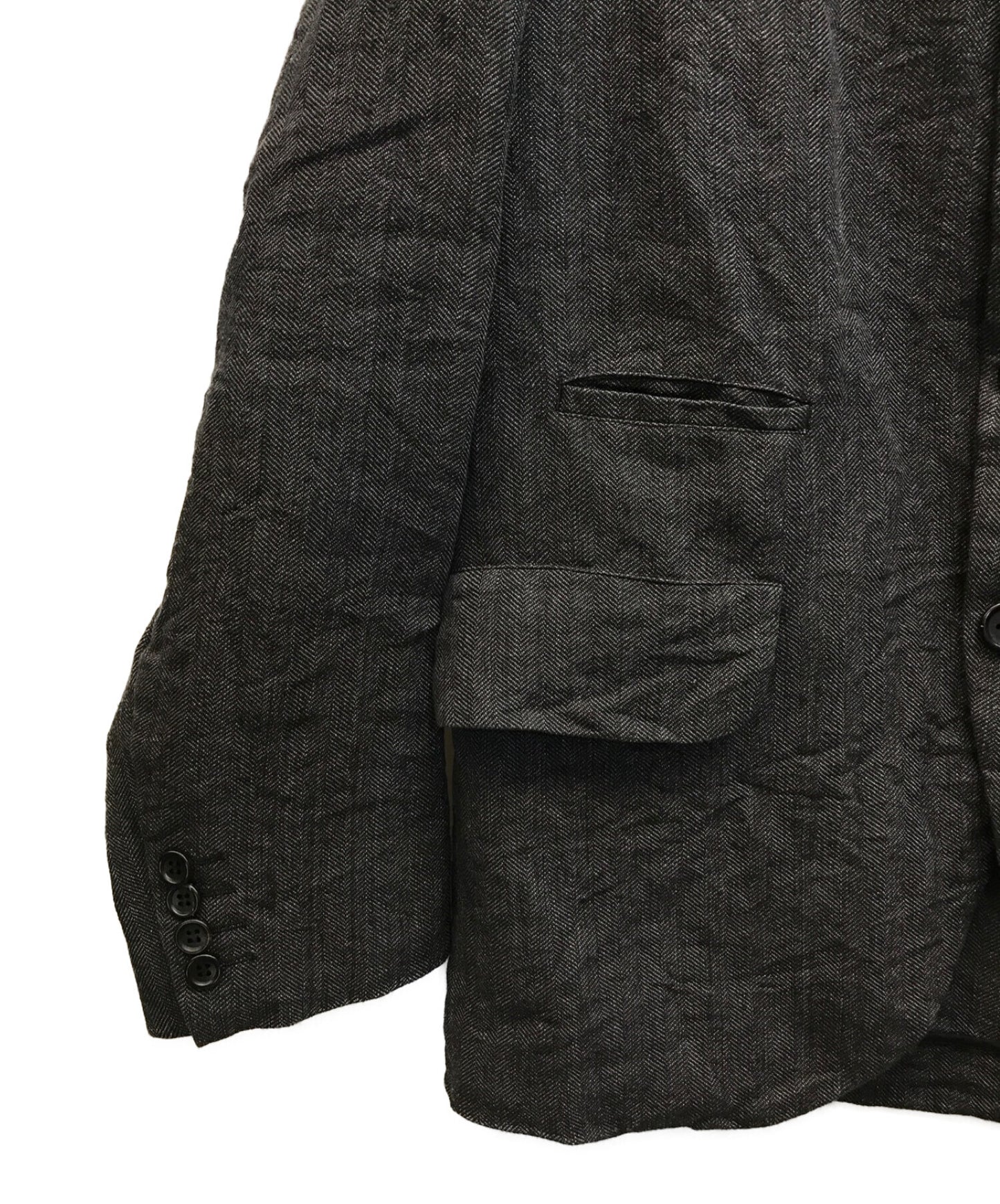 [Pre-owned] COMME des GARCONS HOMME DEUX Linen and Japanese paper Wrinkled jacket Wrinkled tailored jacket DK-J047 AD2022