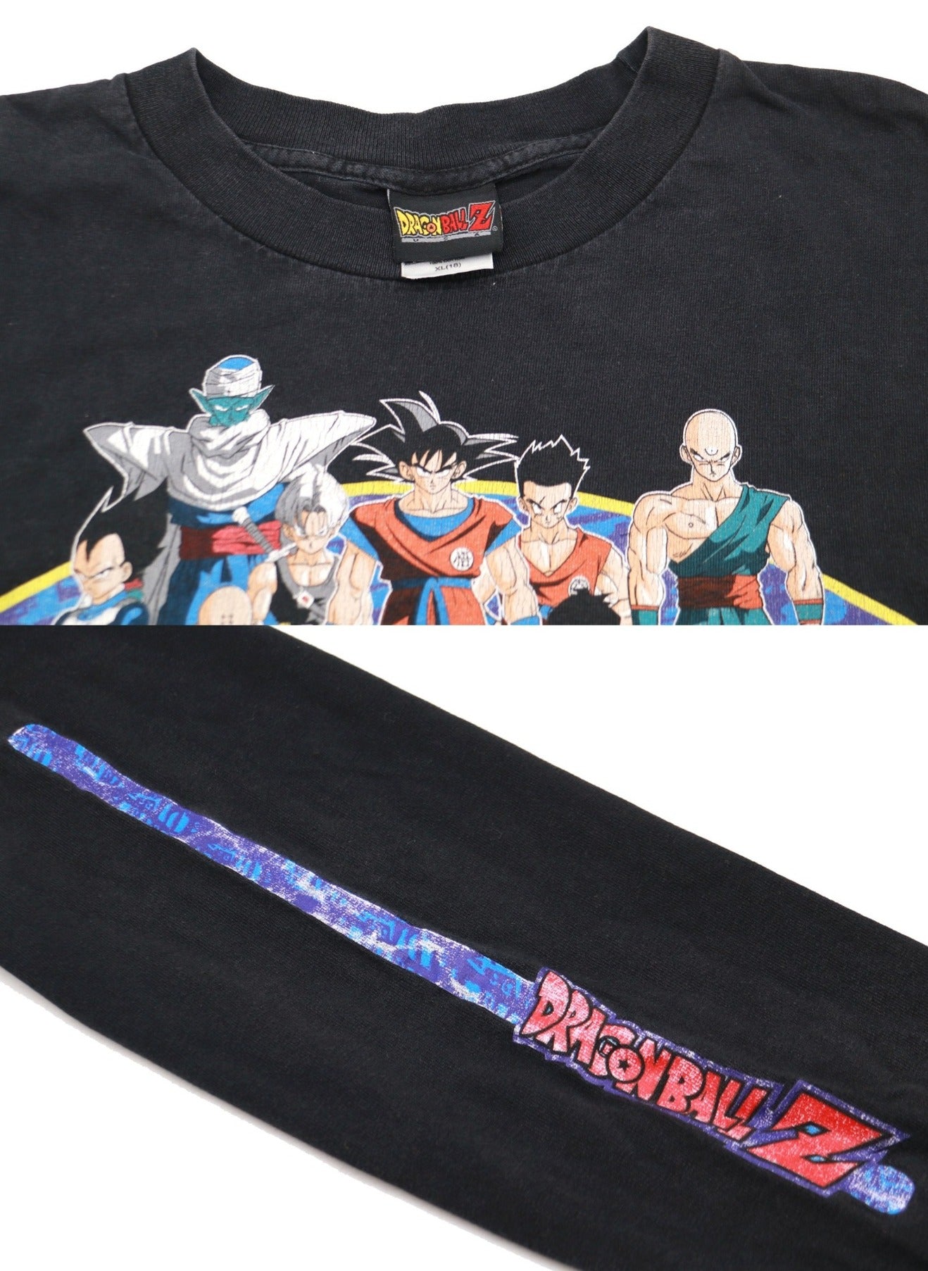 [빈티지 옷] Dragonball Z Long Sleeve 티셔츠 저작권 2000