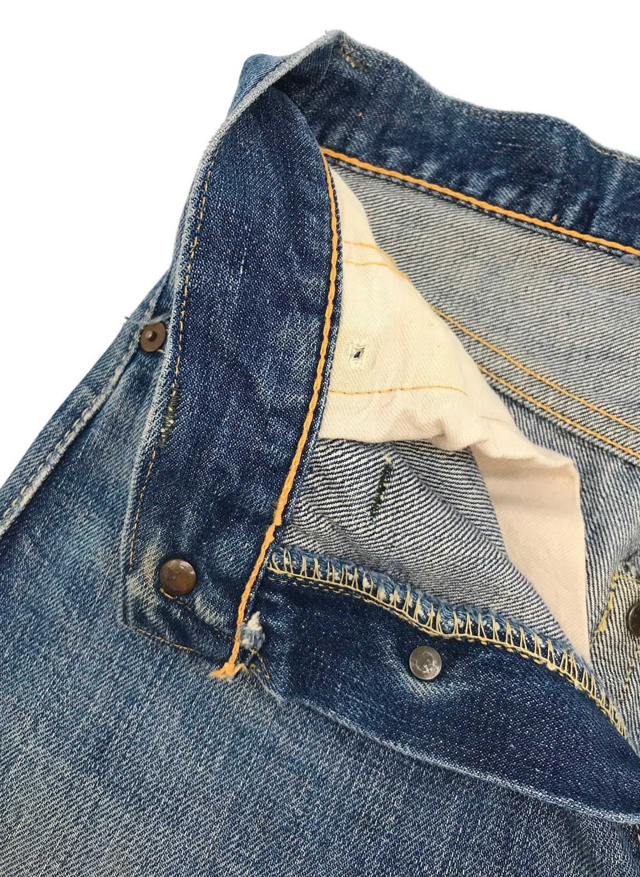 [Pre-owned] LEVI'S 503B XX  Vintage Denim Pants Model 47, leather patch, two-prong dome with button back