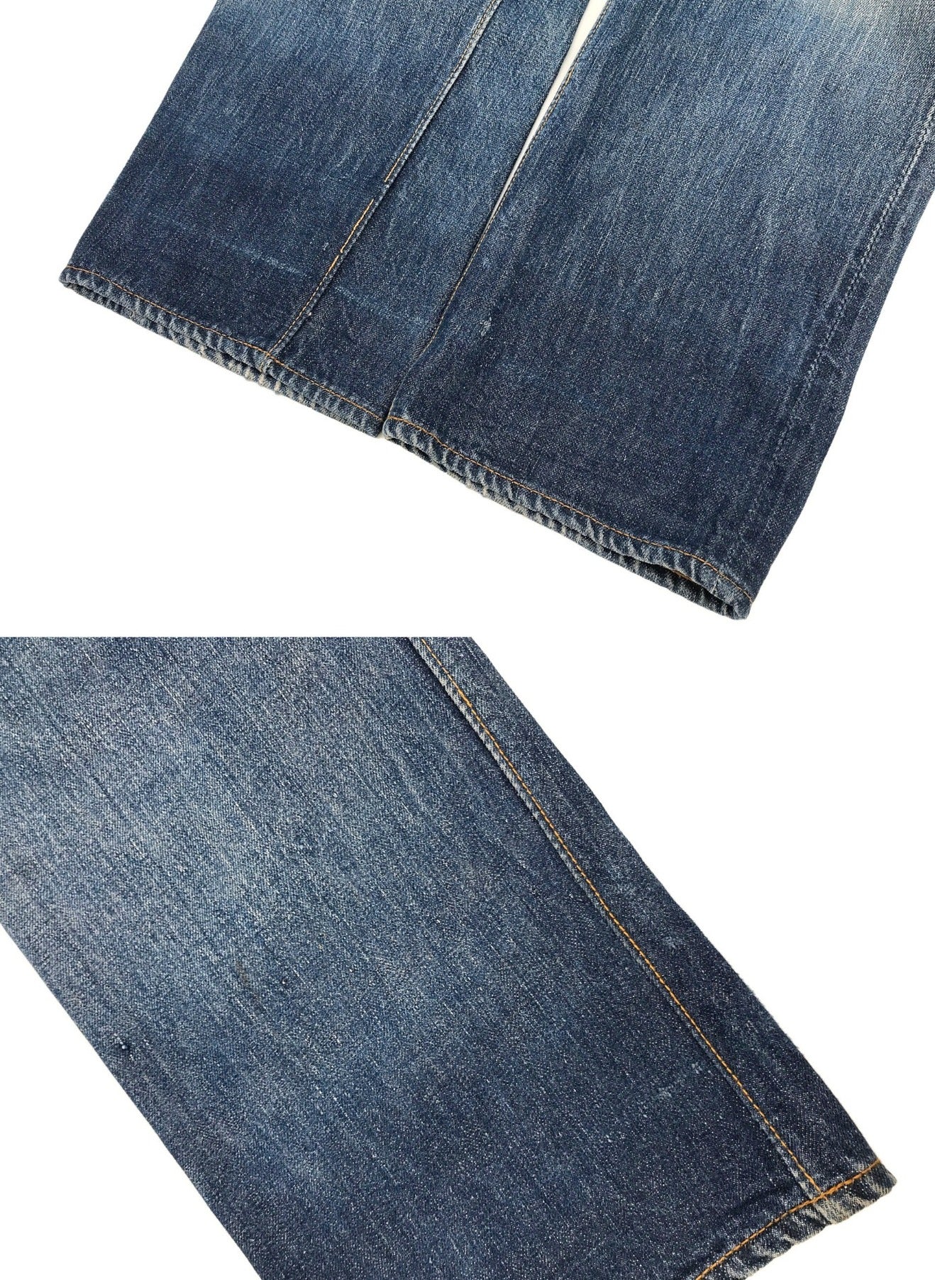 [Pre-owned] LEVI'S 503B XX  Vintage Denim Pants Model 47, leather patch, two-prong dome with button back