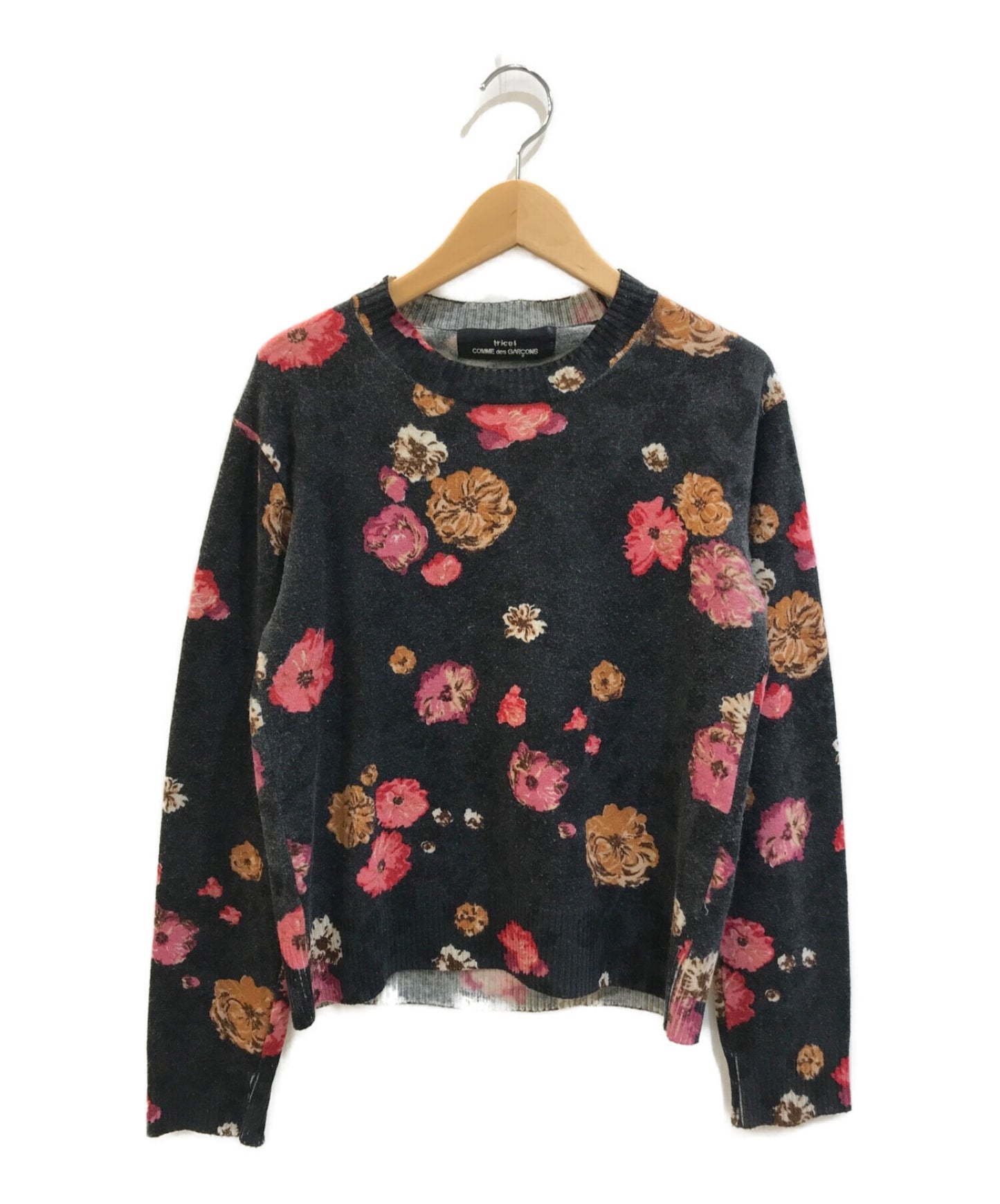 [Pre-owned] tricot COMME des GARCONS [OLD] Flower Print Knit TN-070070