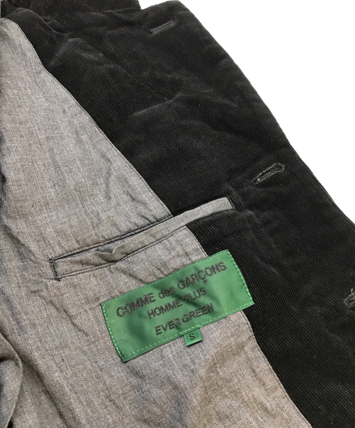 Comme des Garcons Homme Plus Ever Green Reconstructed Docking Corduroy夾克PQ-J211
