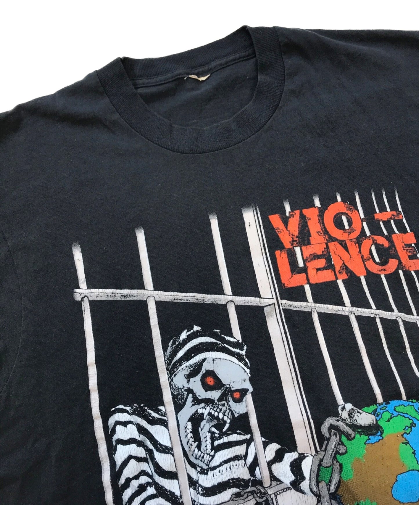 Vio-Lence 90 년대 월드 투어 밴드 티셔츠