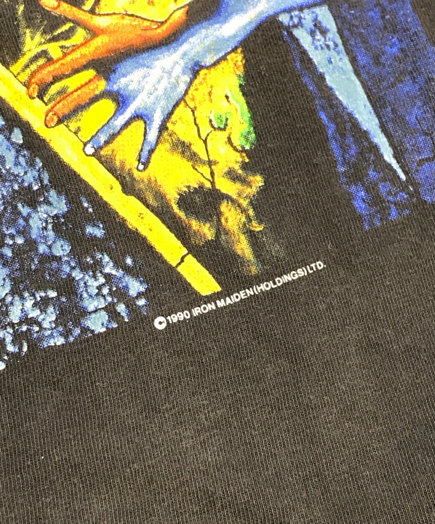 아이언 메이든 90 년대 밴드 티셔츠