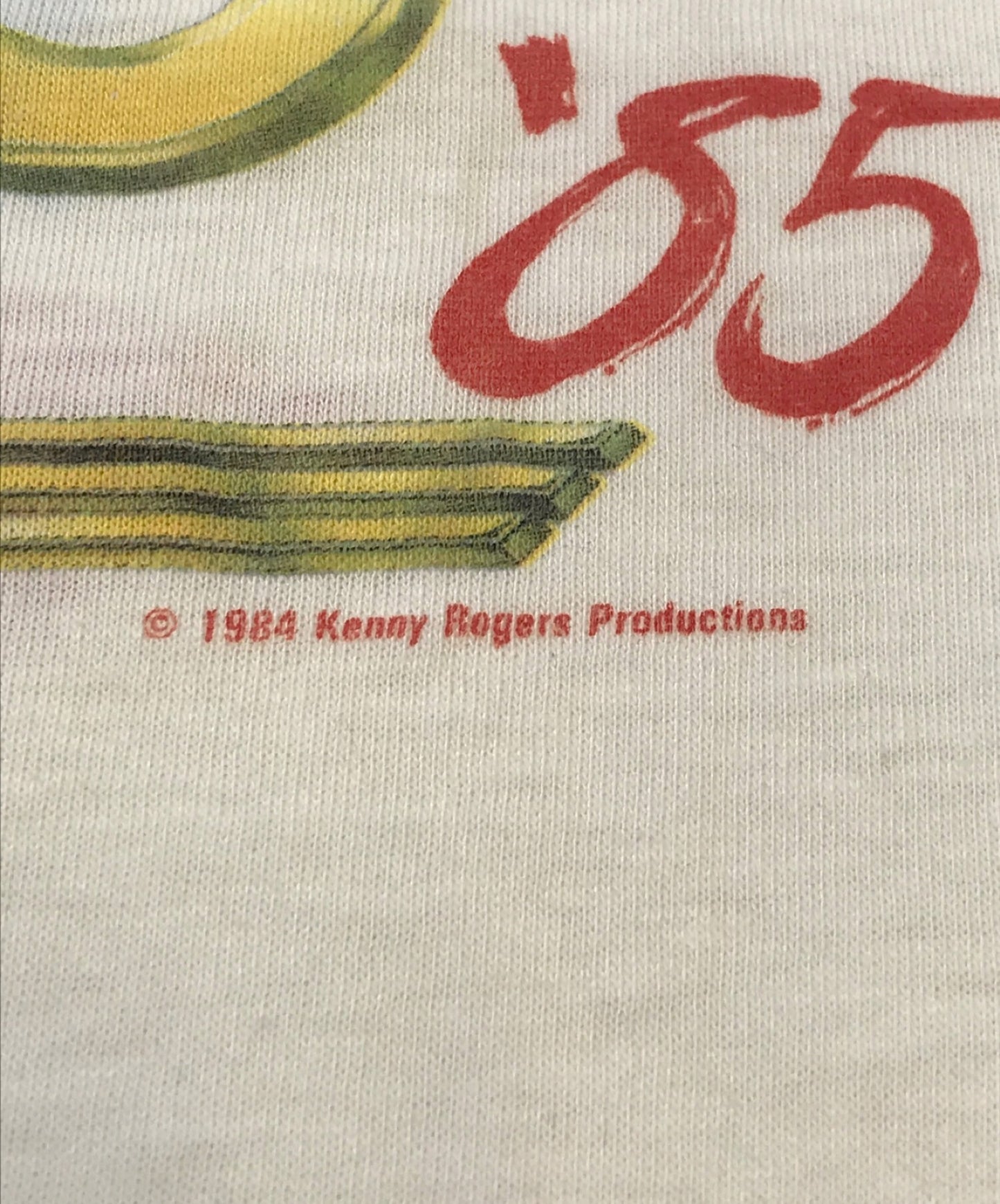 肯尼·罗杰斯80年代拉格兰T恤