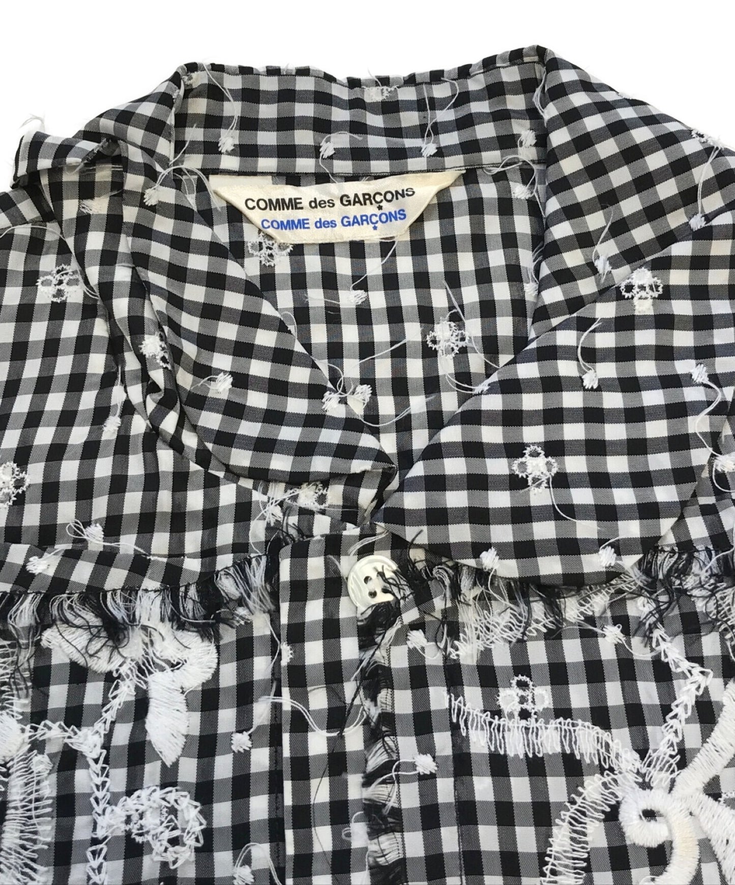 Comme des Garcons Comme des Garcons 자수 Gingham 3 피스 세트