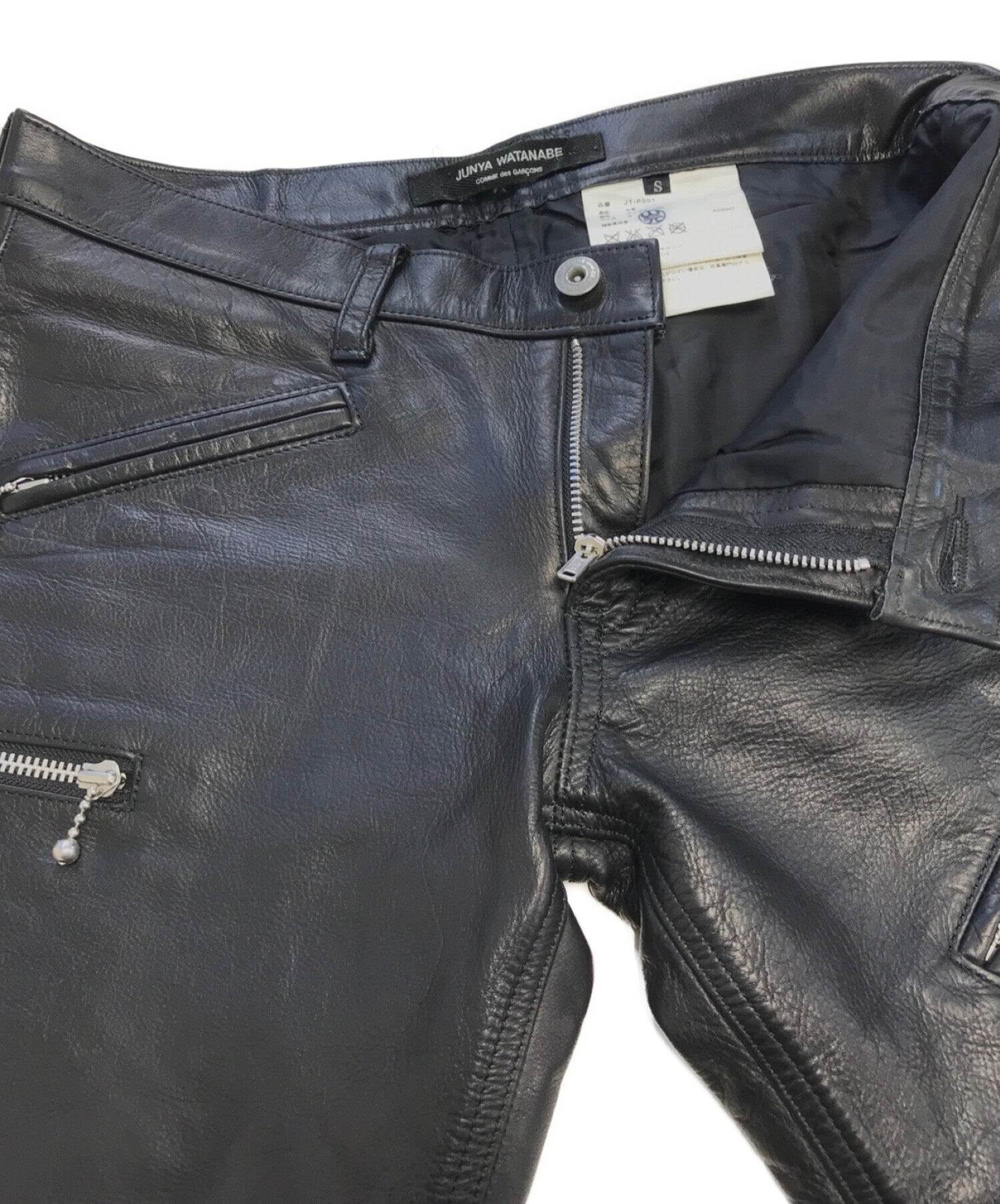 COMME des GARCONS leather pants - パンツ