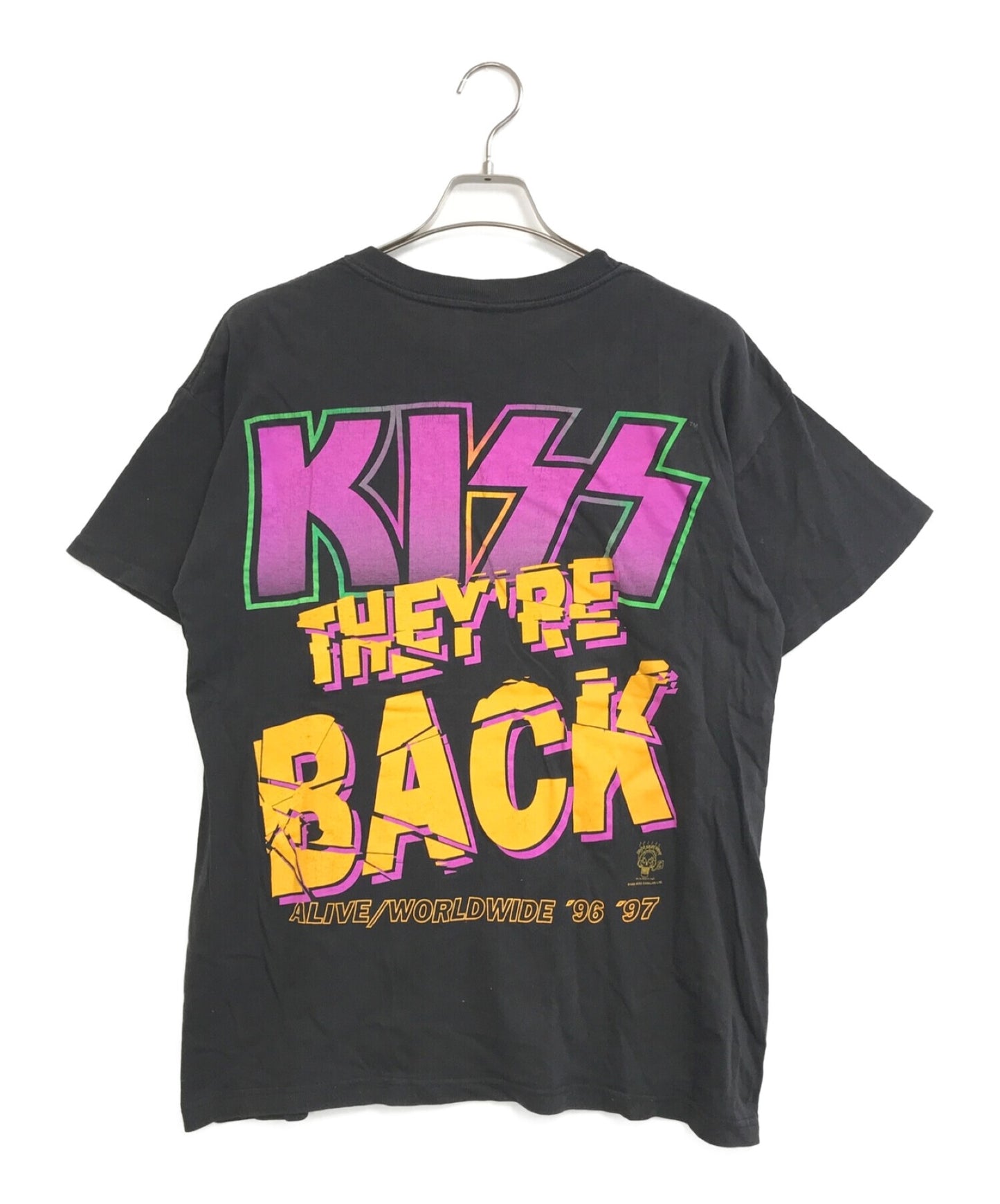 [Pre-owned] KISS Band T-shirt 96-97