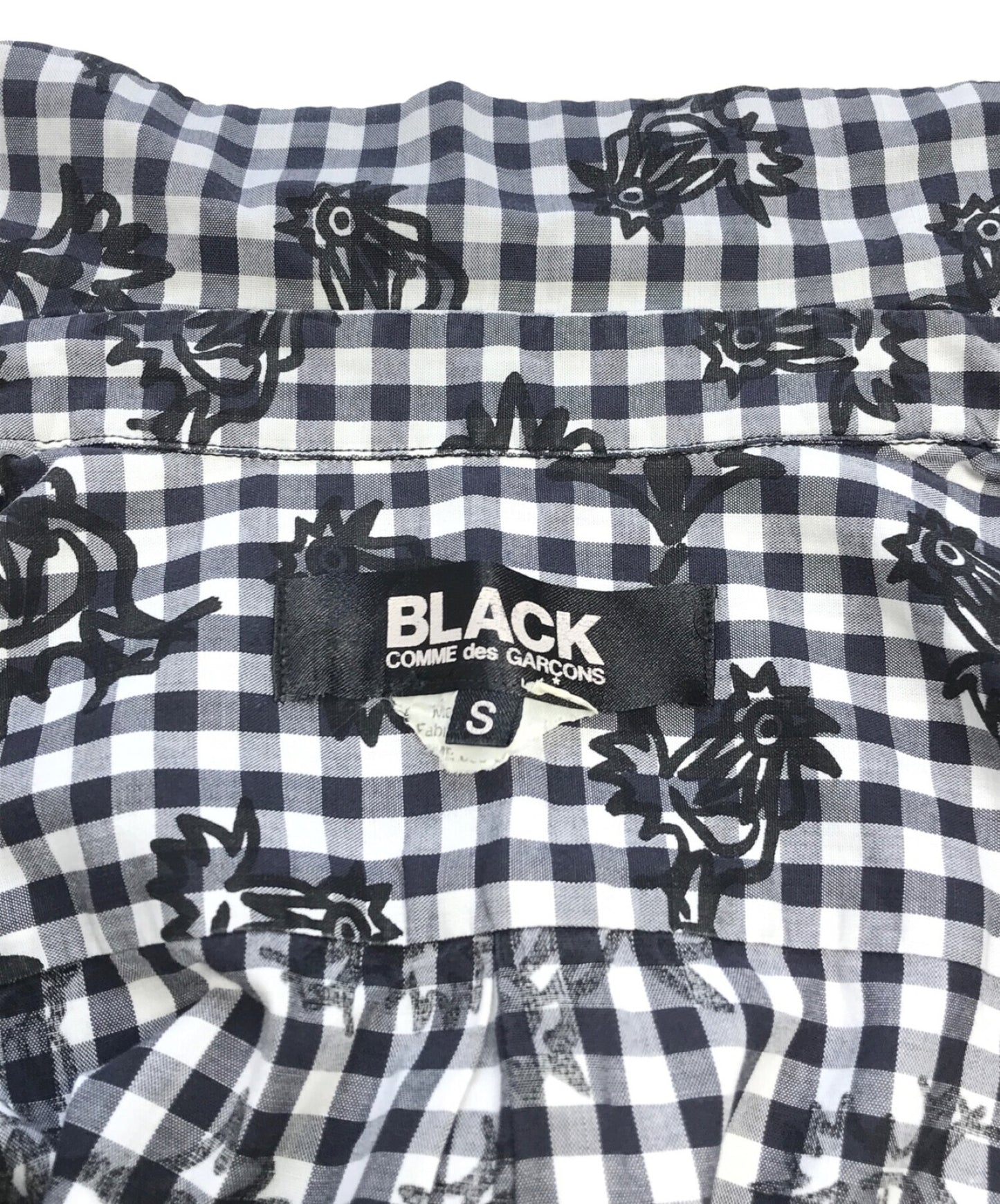 [Pre-owned] BLACK COMME des GARCONS Buzam Frill Shirt 1M-B007