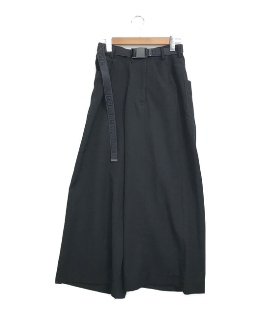 [Pre-owned] REGULATION Yohji Yamamoto Wool Gaber Hakama Pants with Belt FJ-P51-100