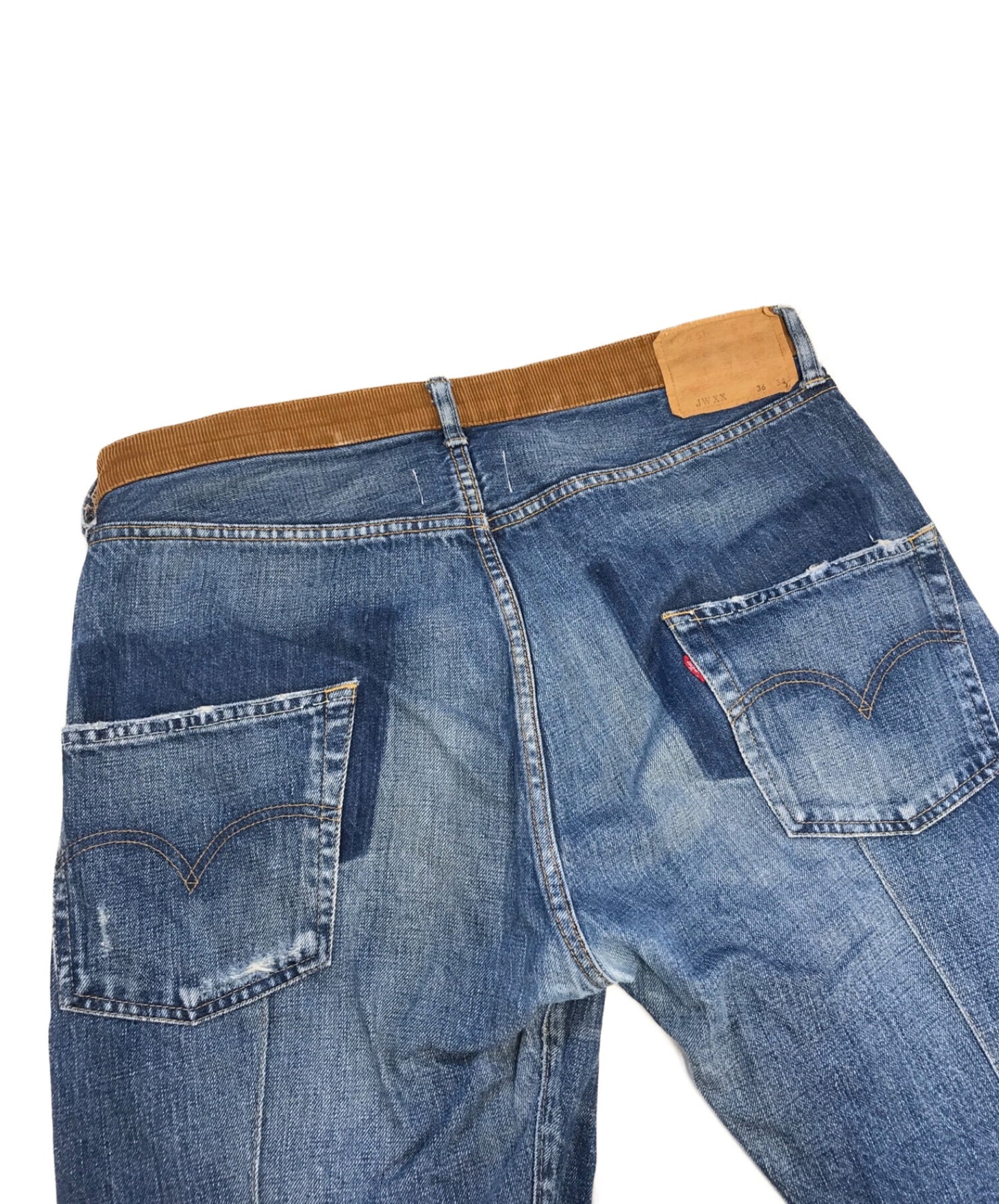 [Pre-owned] COMME des GARCONS JUNYA WATANABE MAN Denim Patch Work Pants WH-P902