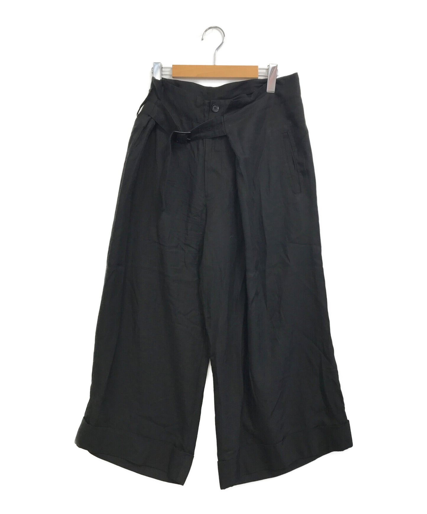 yohji yamamoto+noir wrap wide pants N0-P10-204 | Archive Factory