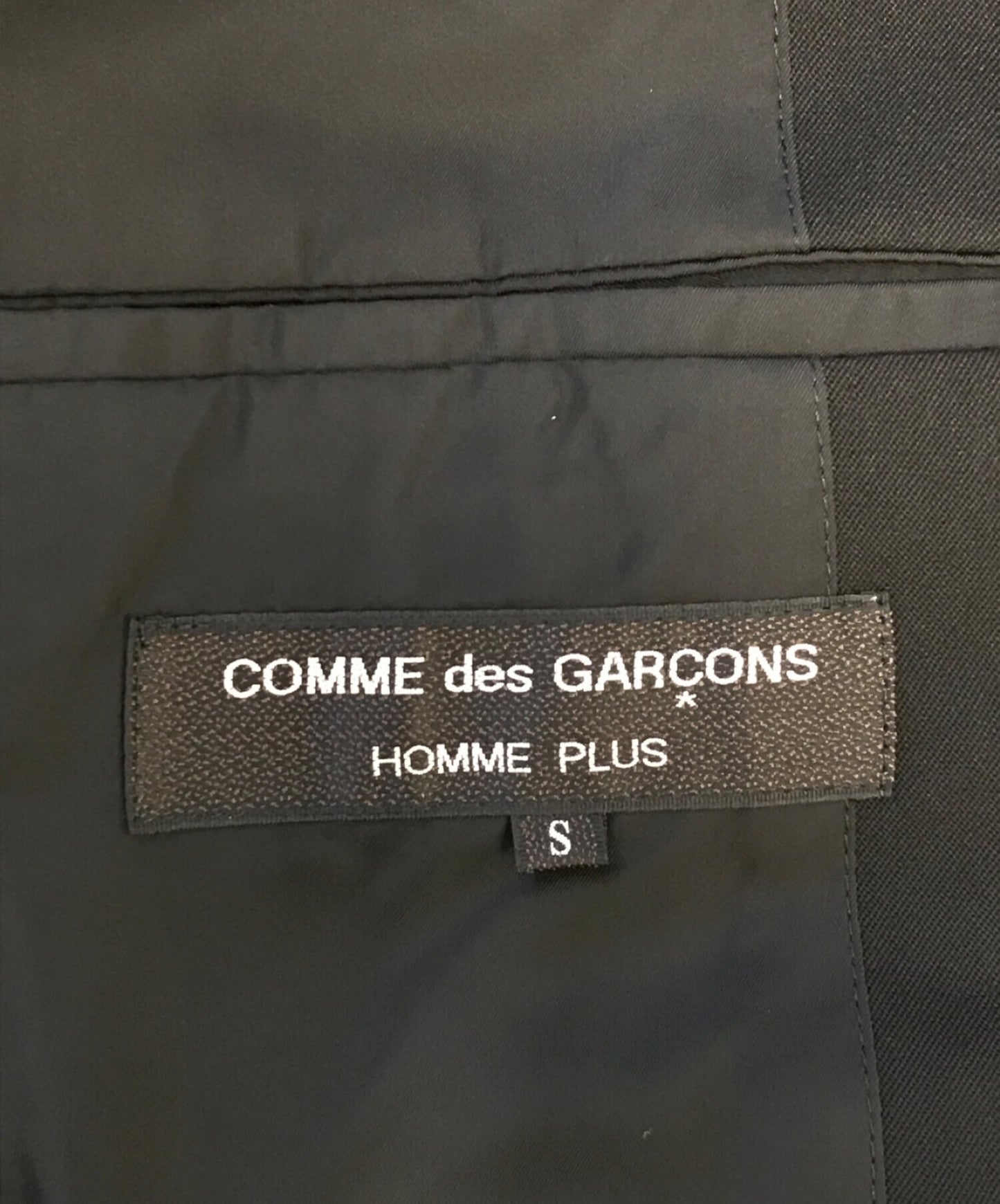 Comme des Garcons Homme Plus [Old] 90S 4B量身定制的外套PJ-05047S