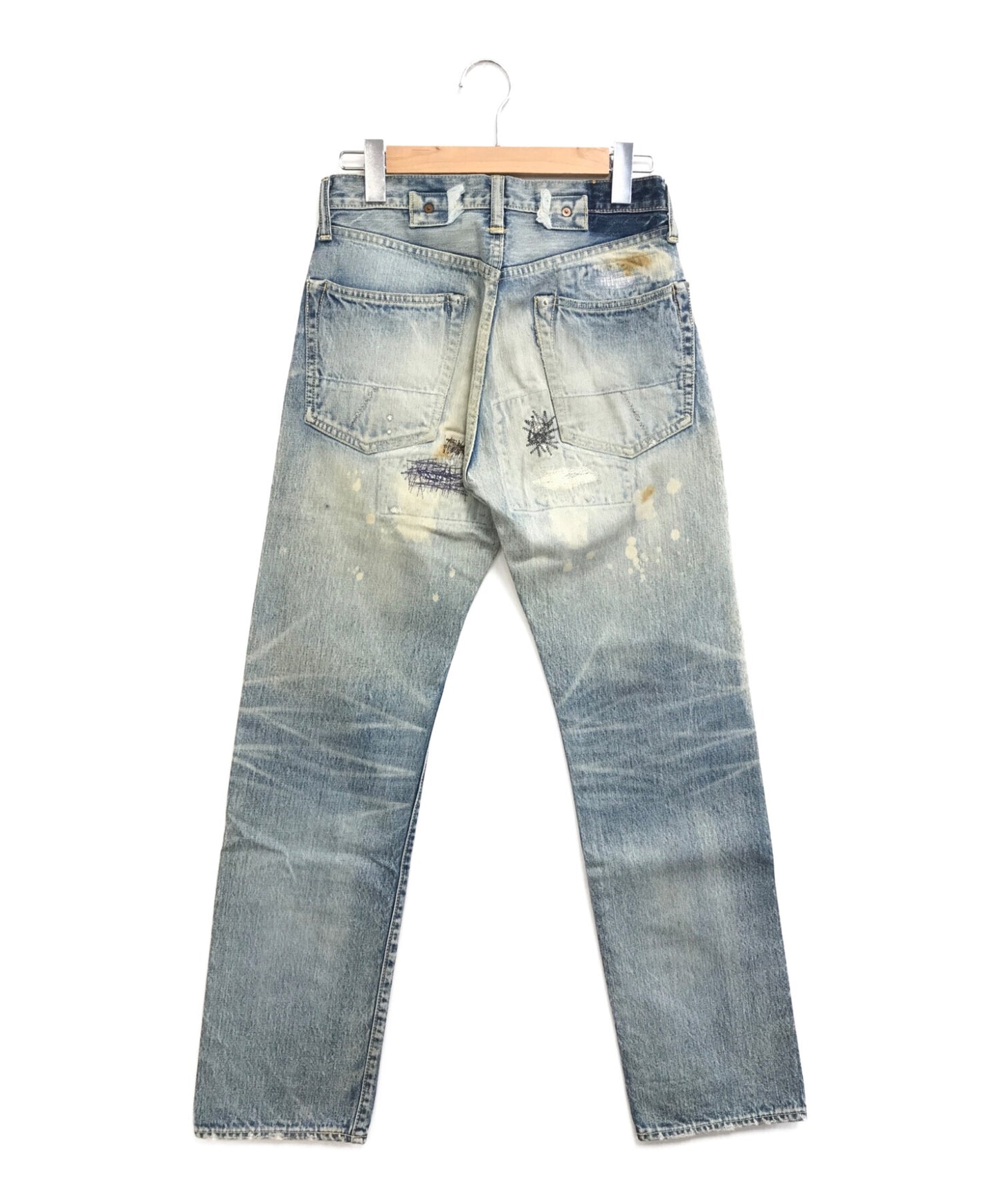 [Pre-owned] KAPITAL Boro Processed Denim Pants
