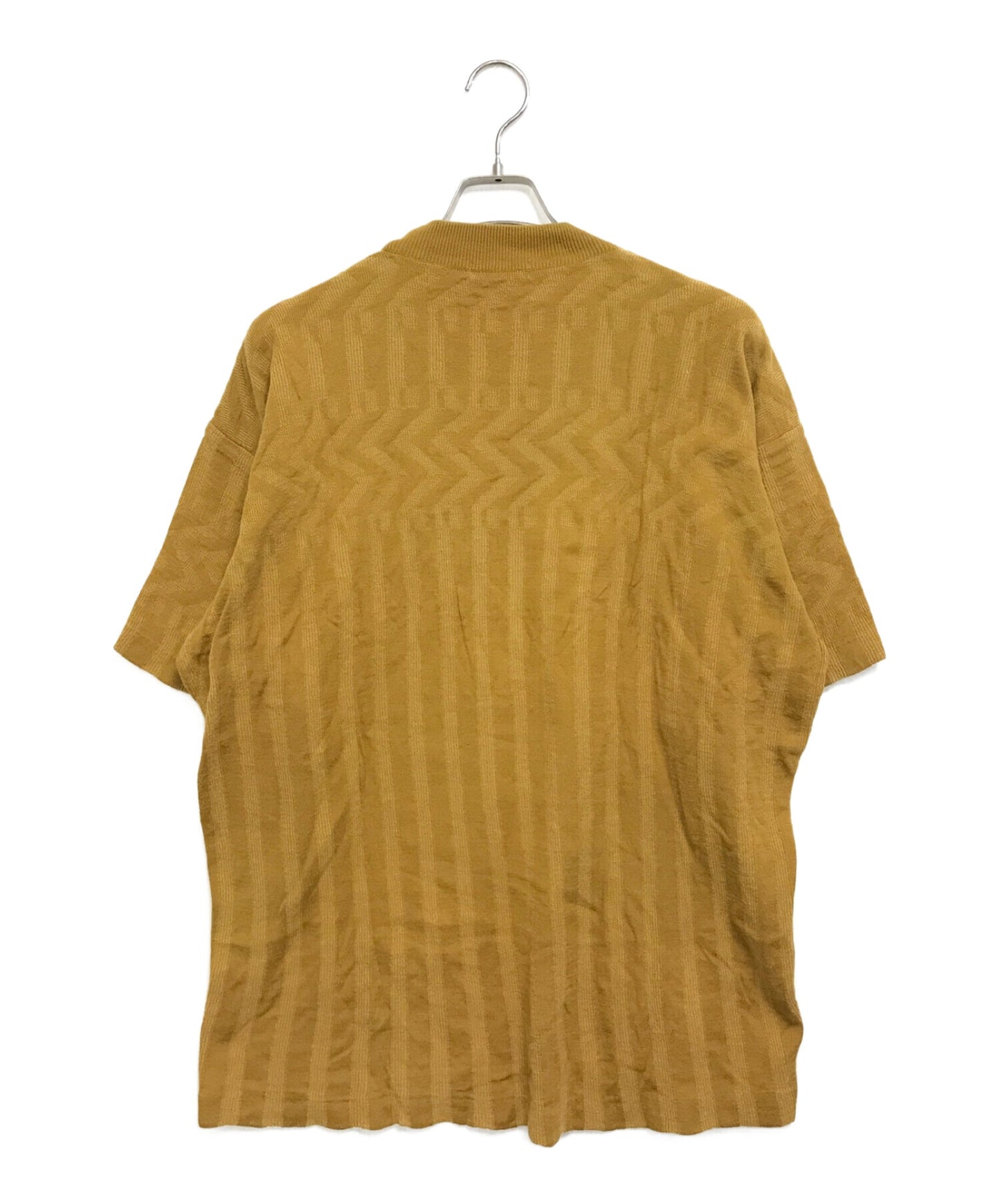 Issey Miyake [舊] 80年代的棉線短袖針織XM17219AE