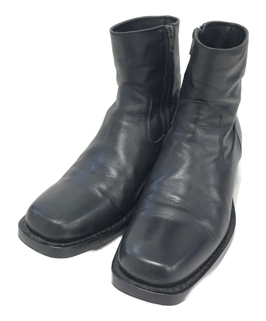 [Pre-owned] ANN DEMEULEMEESTER Side Zip Side Gore Boots 2002-4220-363-099