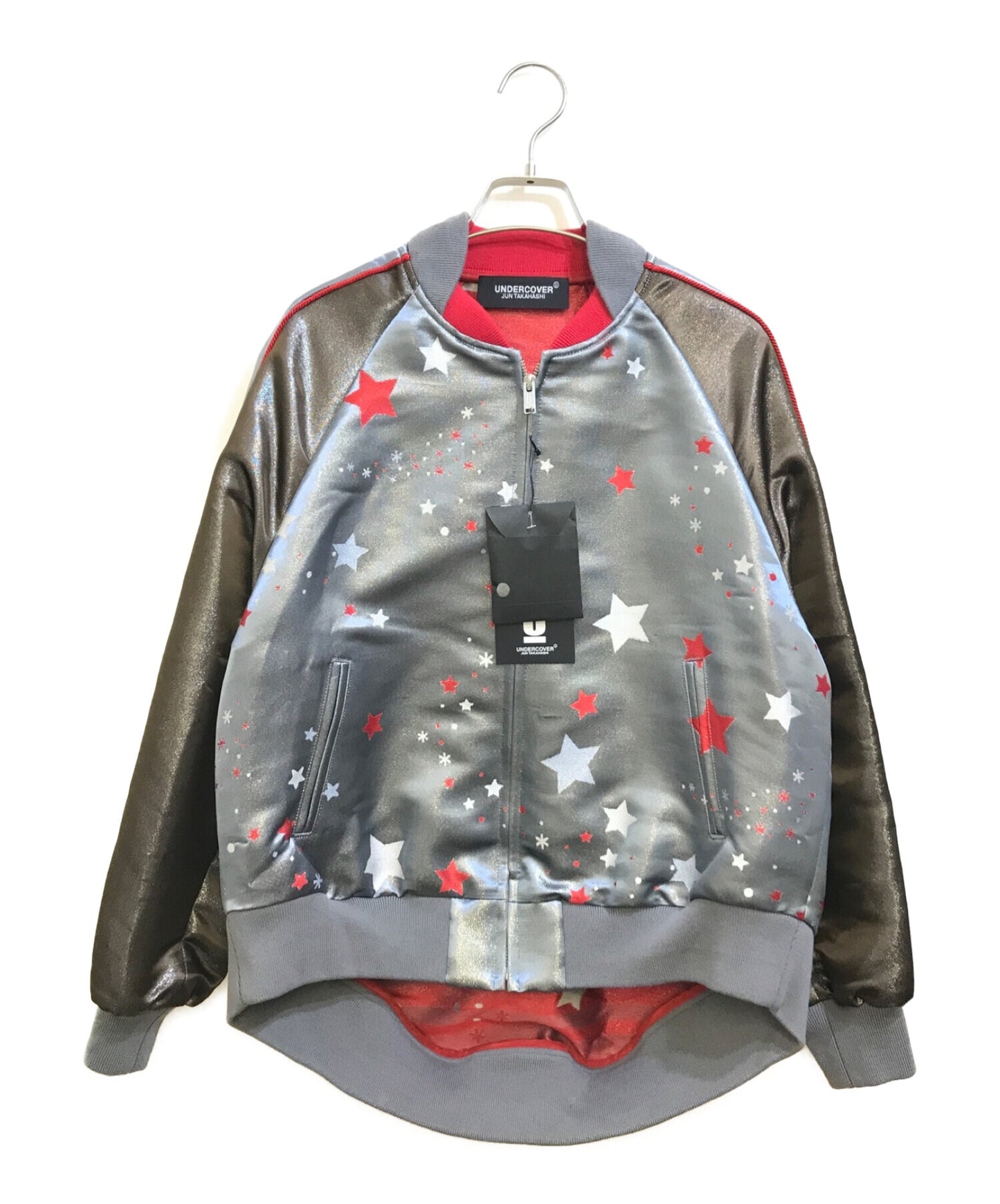 [Pre-owned] UNDERCOVER×Sanrio KIKIRARARA Collaboration satin and embroidered version of a stadium jumper