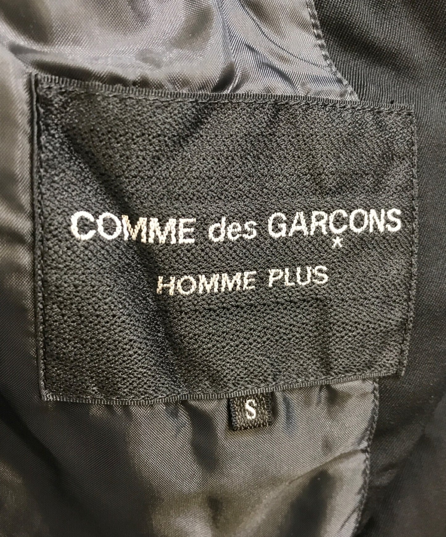 Comme des Garcons Homme Plus Poly-Shrink 도킹 후드 코트 PD-C001