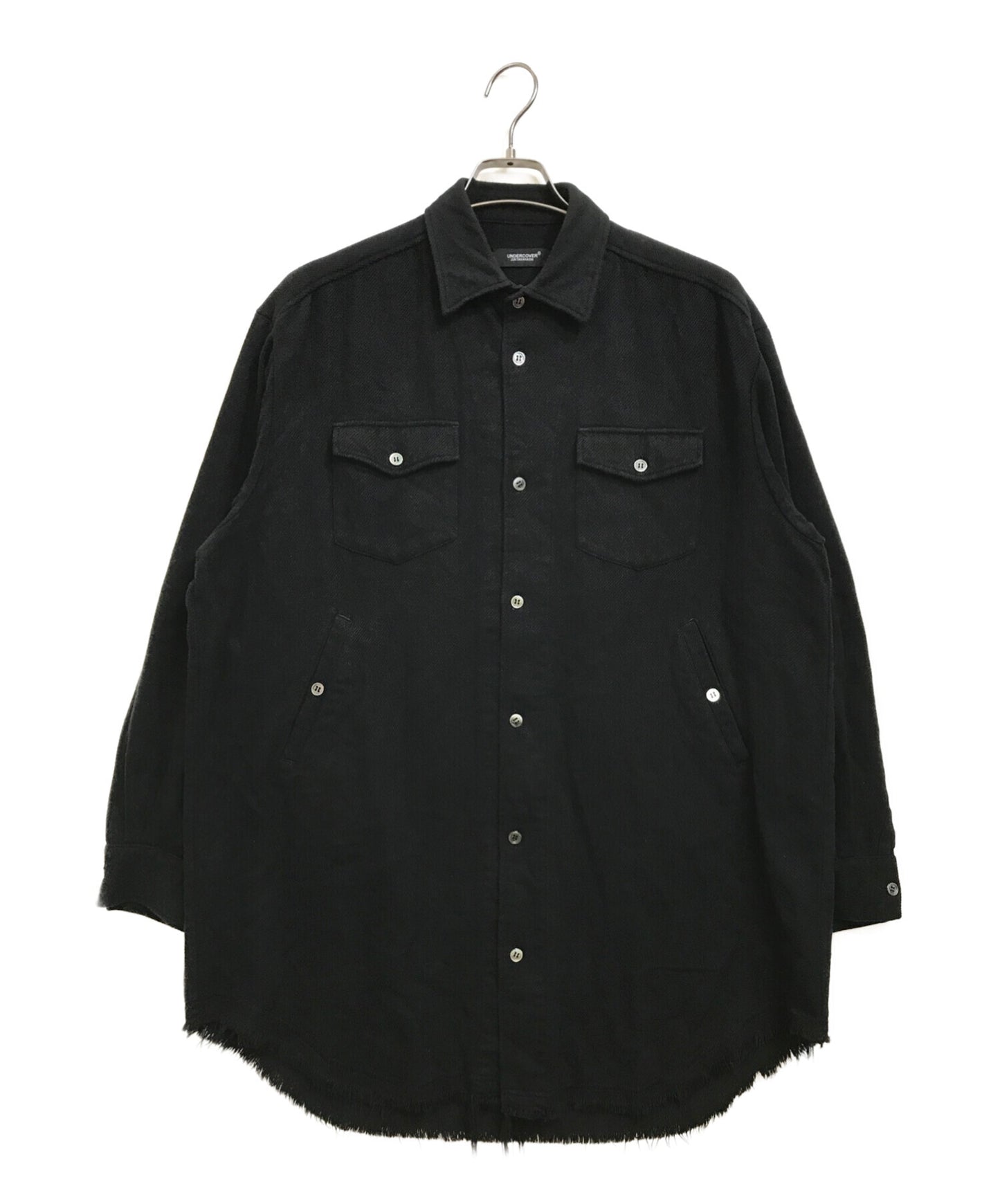 [Pre-owned] UNDERCOVER cutoff flannel shirt (long-sleeved sports shirt) UC2B4406-2