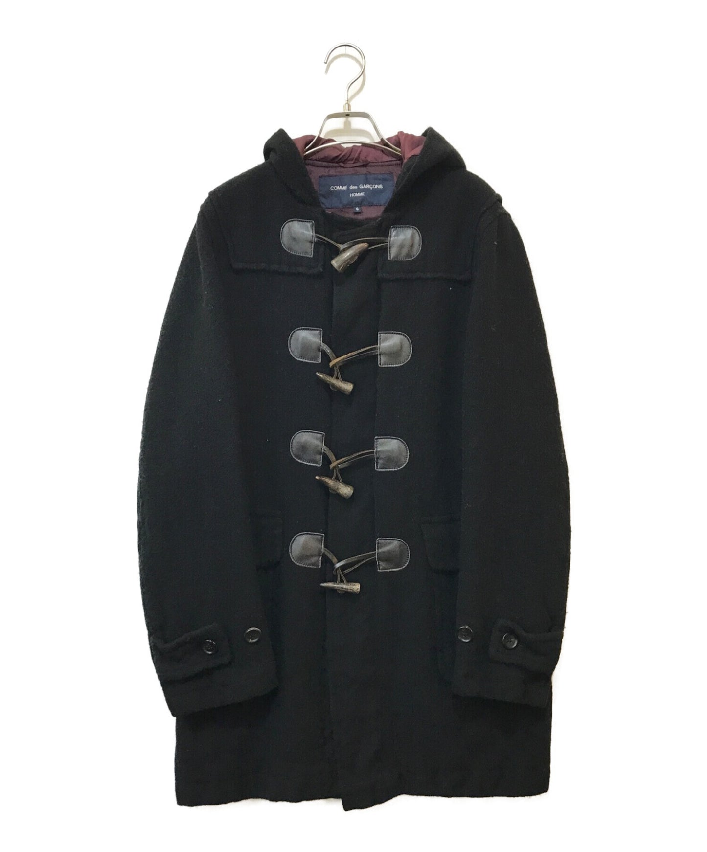 [Pre-owned] COMME des GARCONS HOMME Wool Shrink Duffle Coat HH-C007