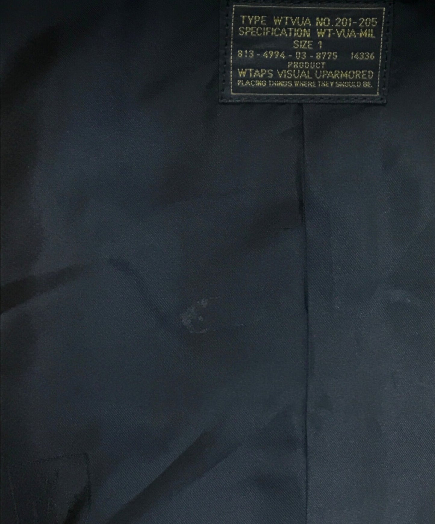 [Pre-owned] WTAPS BLACK WATCHP Coat 132SPDT-JKM01S