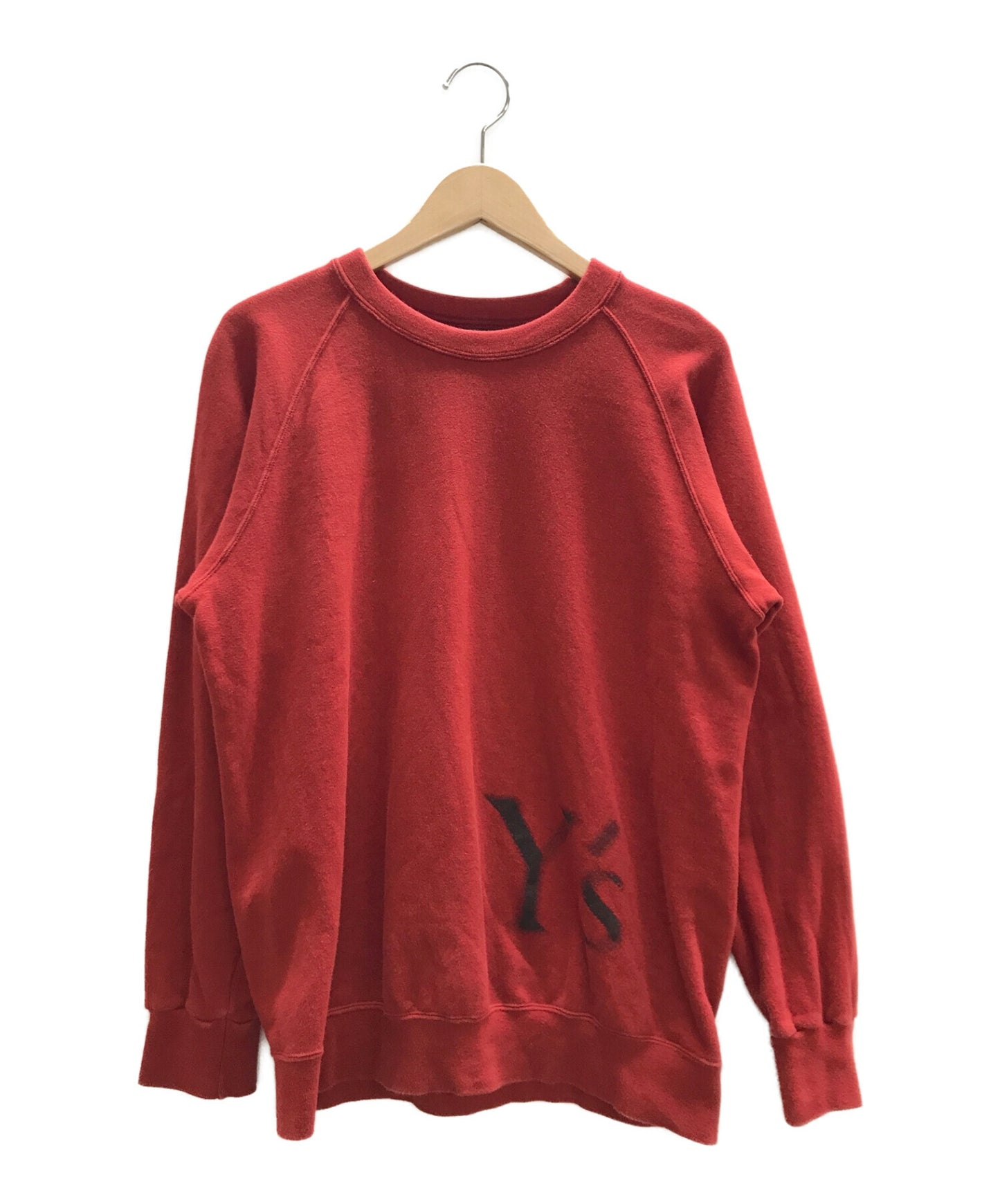 [Pre-owned] Y's Crew Neck Logo Sweatshirt YO-T58-968