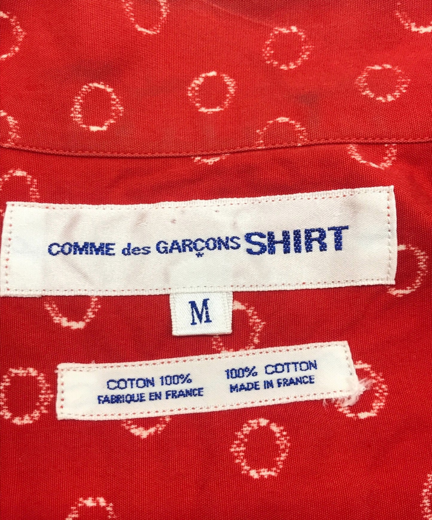 Comme des Garcons 셔츠 모든 패턴 셔츠 재킷