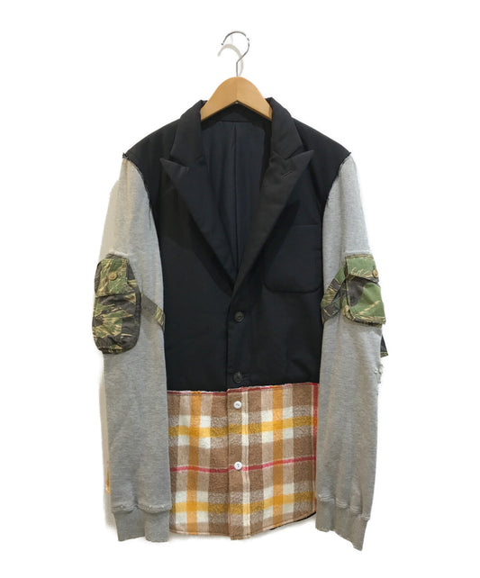 [Pre-owned] NUMBER (N)INE [OLD] Patchwork Collage Jacket / Docking Jacket