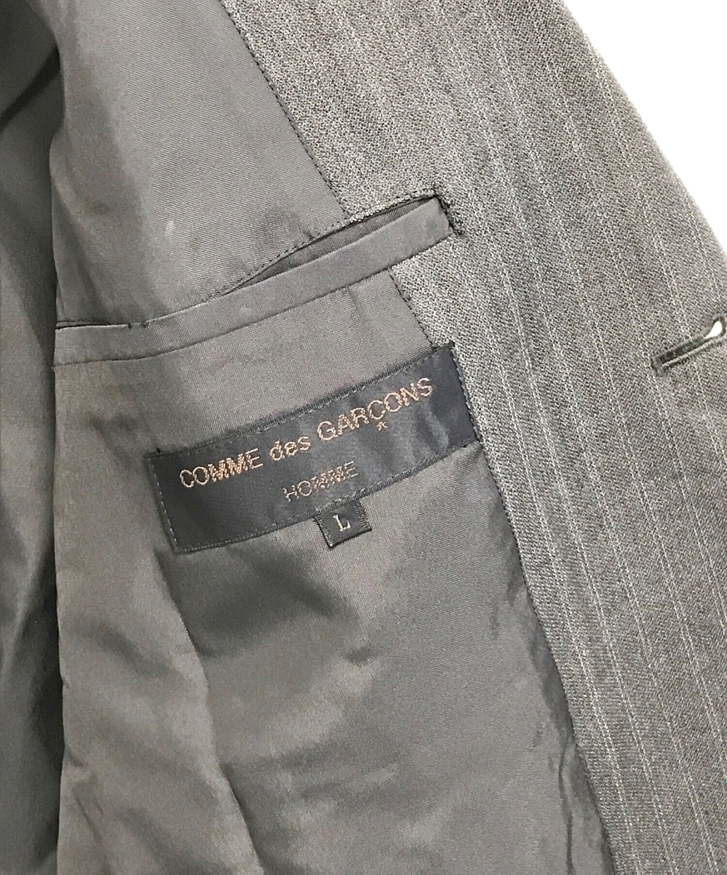 Comme des Garcons Homme [Old] 90 년대 맞춤 재킷 HJ-04038L