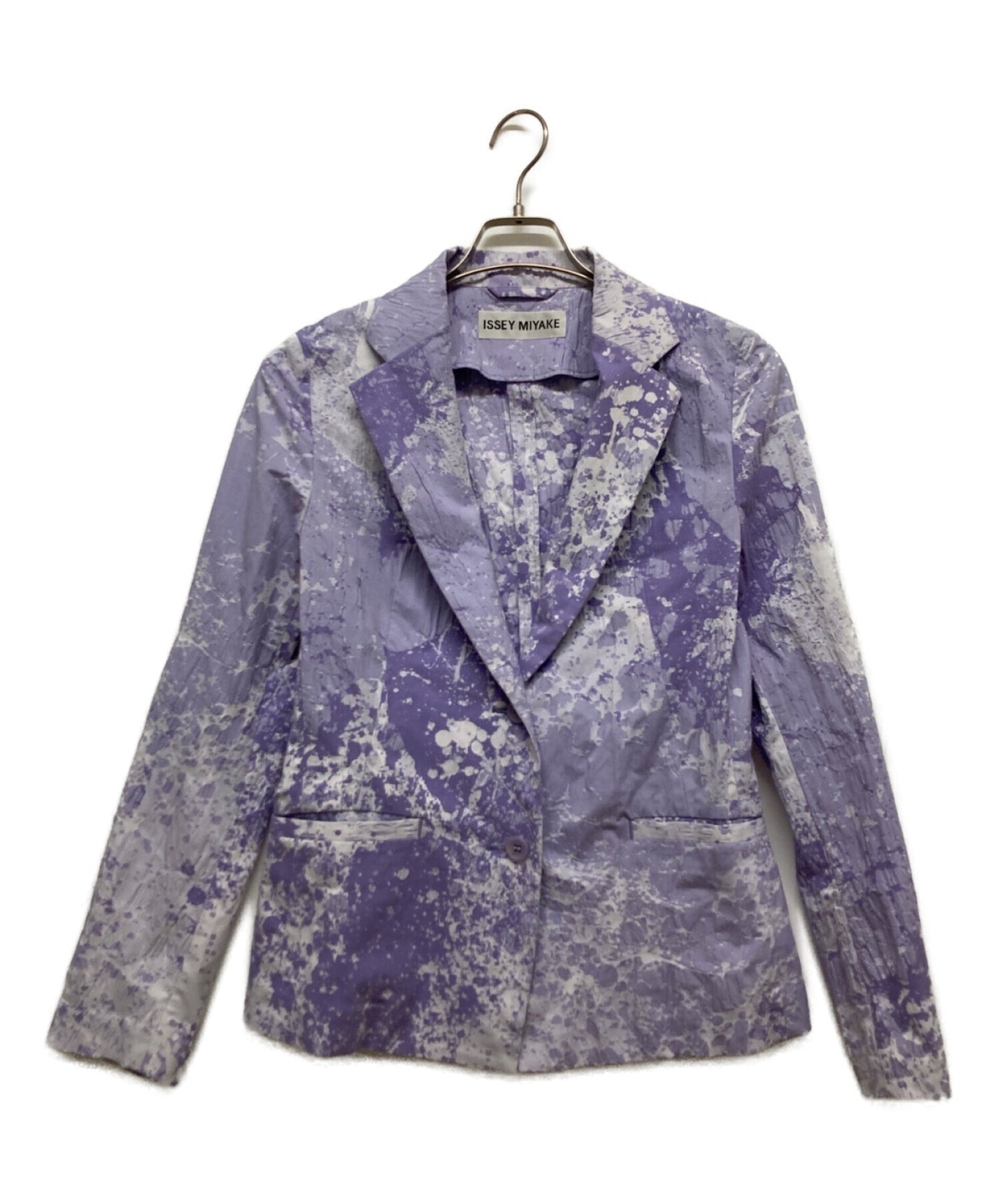 [Pre-owned] ISSEY MIYAKE Wrinkled Painted Tailored Jacket IM11FD004